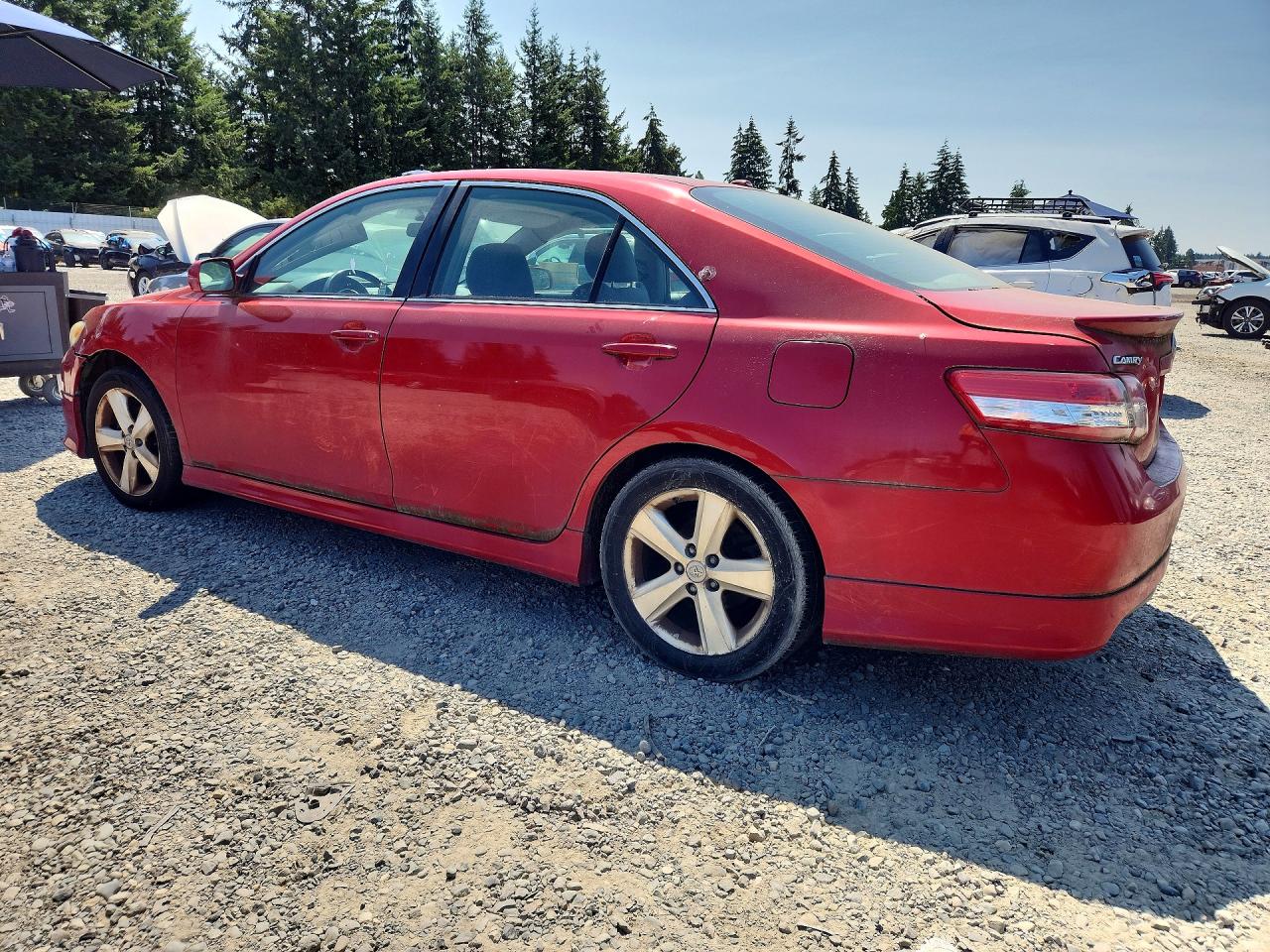2010 Toyota Camry Se Red vin: 4T1BF3EK7AU071110
