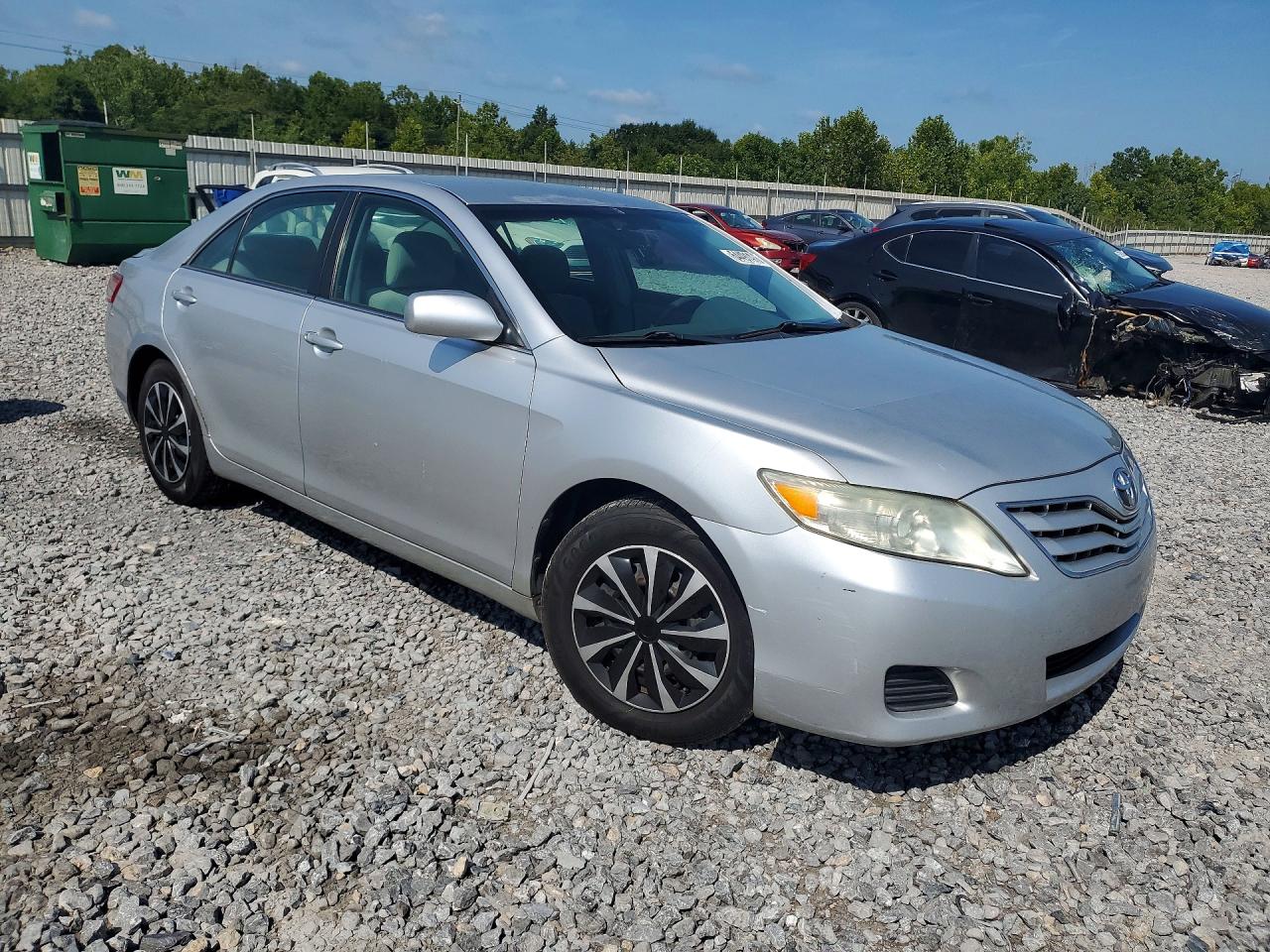 2010 Toyota Camry Base Silver vin: 4T1BF3EK7AU077117