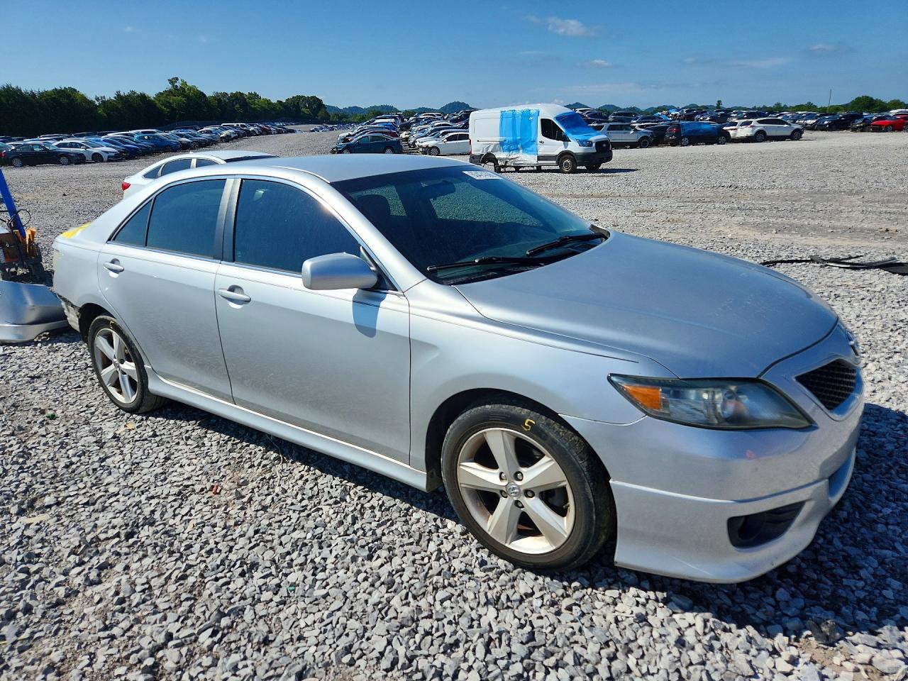2010 Toyota Camry Se Silver vin: 4T1BF3EK7AU502559