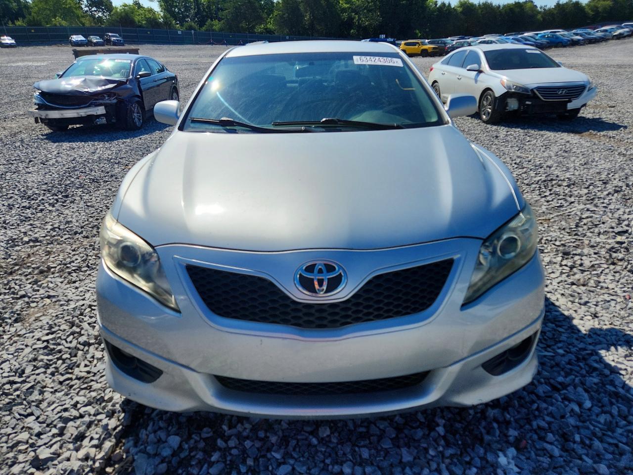 2010 Toyota Camry Se Silver vin: 4T1BF3EK7AU502559