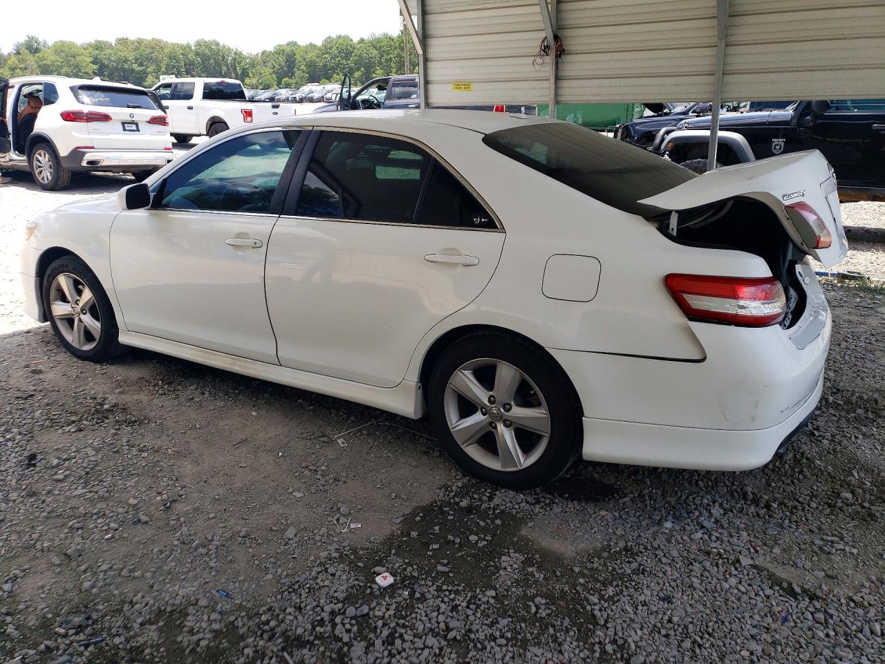 2010 Toyota Camry Se White vin: 4T1BF3EK7AU550210