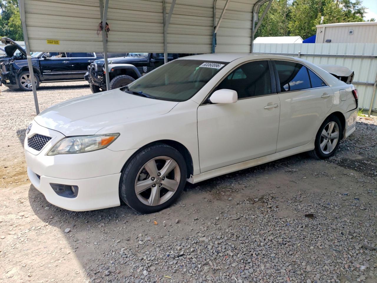 2010 Toyota Camry Se White vin: 4T1BF3EK7AU550210