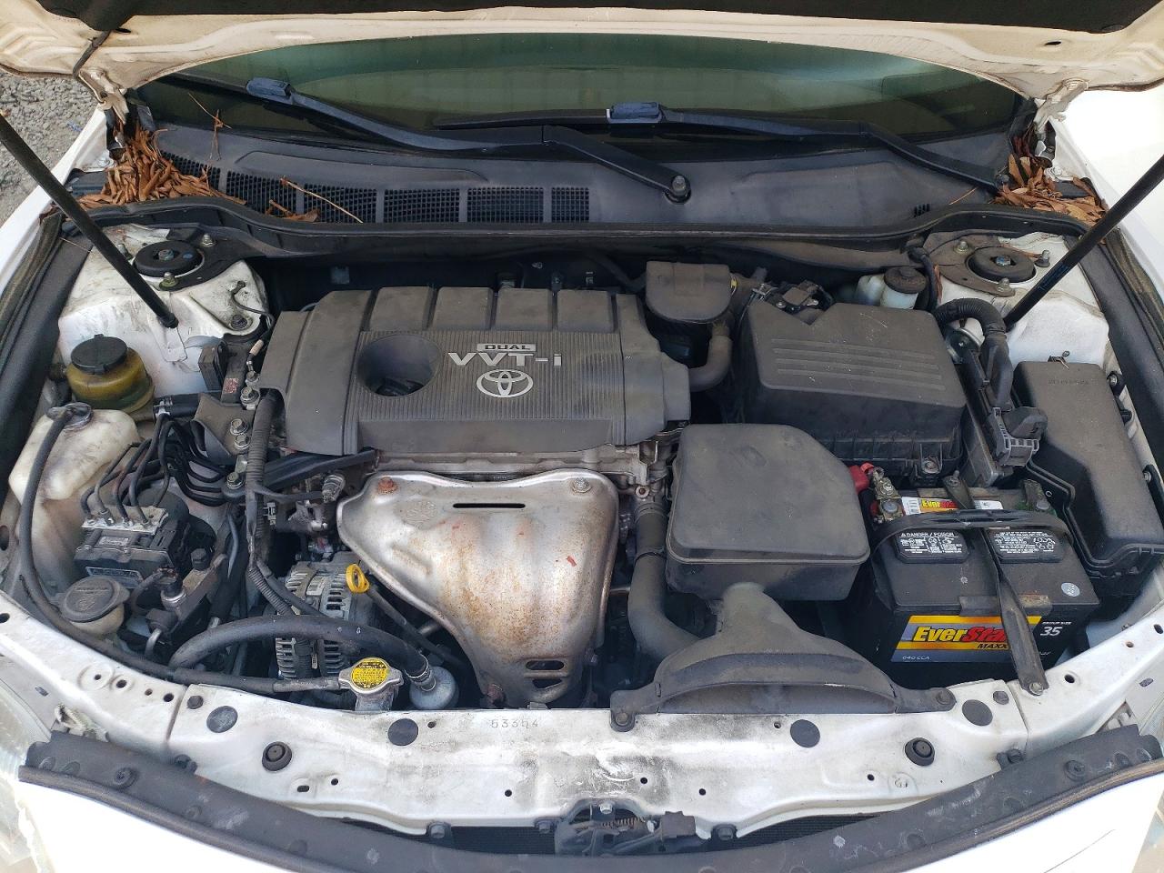 2010 Toyota Camry Se White vin: 4T1BF3EK7AU550210