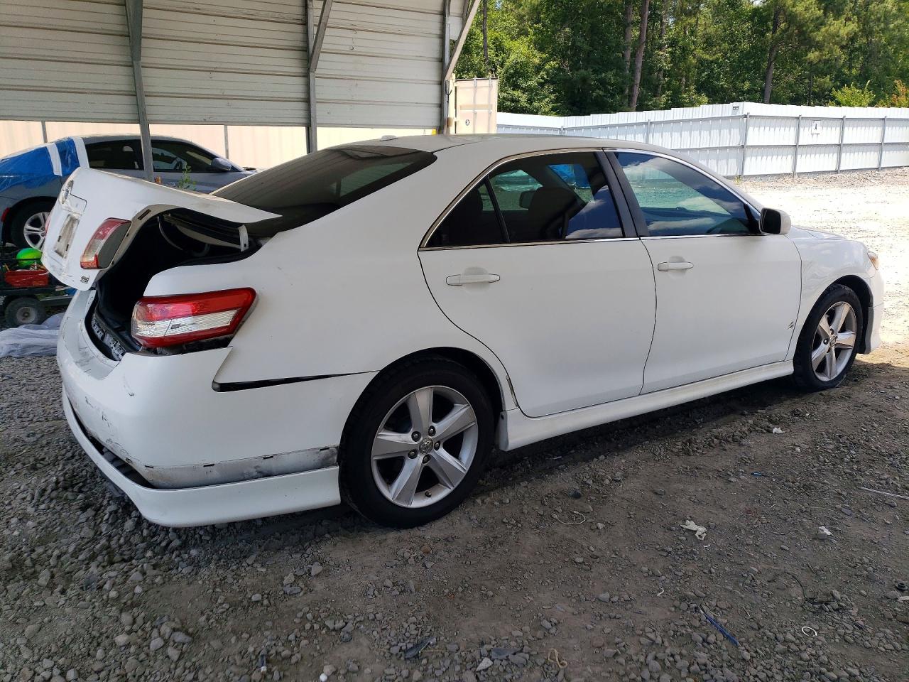 2010 Toyota Camry Se White vin: 4T1BF3EK7AU550210