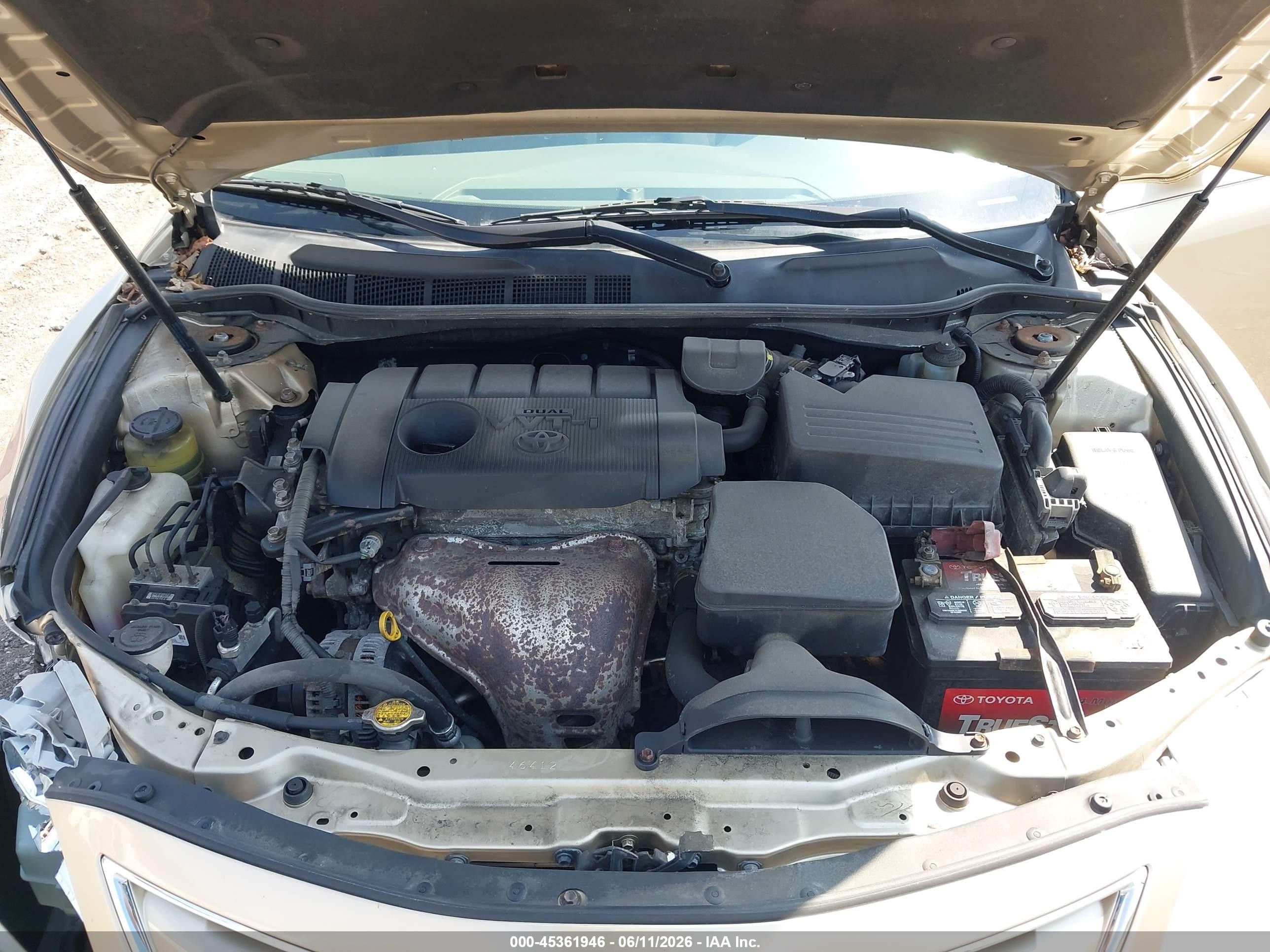 2011 Toyota Camry Le Beige vin: 4T1BF3EK7BU124356