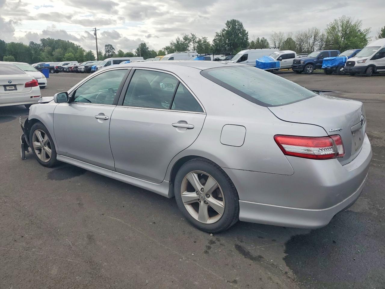 2011 Toyota Camry Se Silver vin: 4T1BF3EK7BU124518