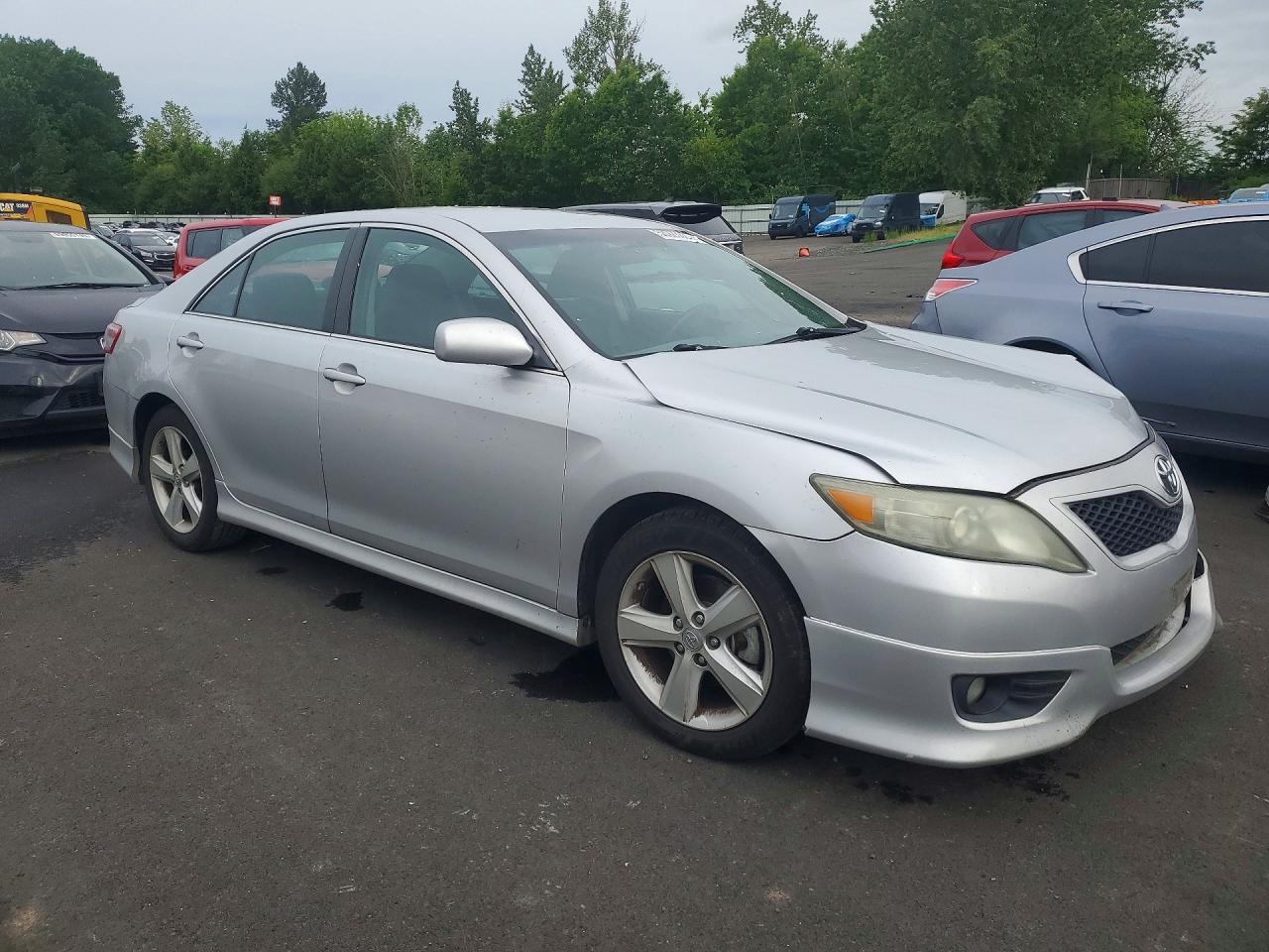 2011 Toyota Camry Se Silver vin: 4T1BF3EK7BU124518