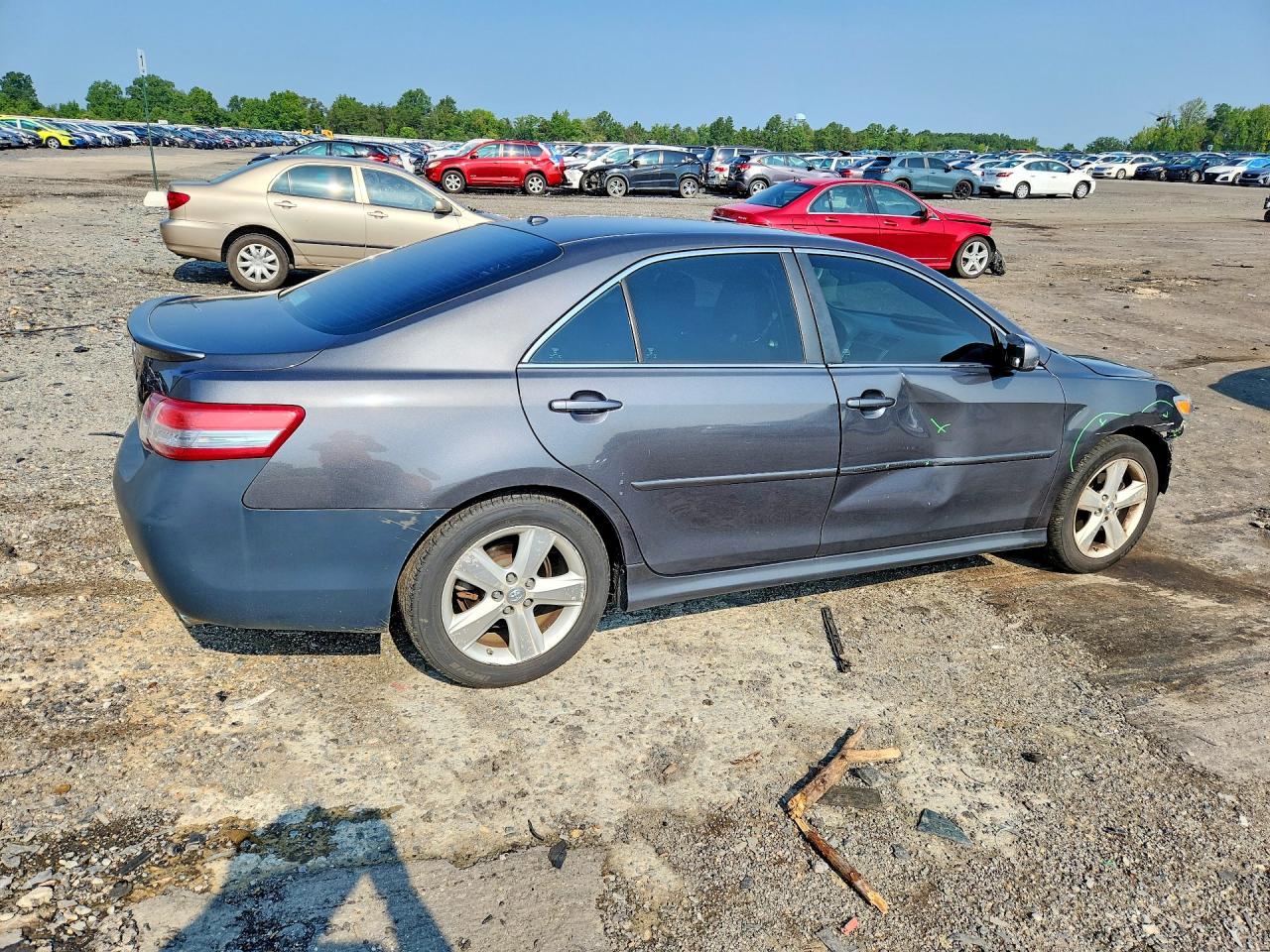 2011 Toyota Camry Se Gray vin: 4T1BF3EK7BU140153
