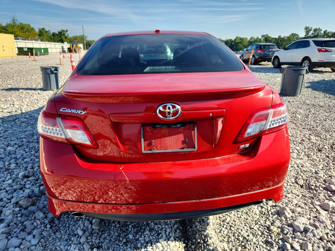 2011 Toyota Camry Se Red vin: 4T1BF3EK7BU150682