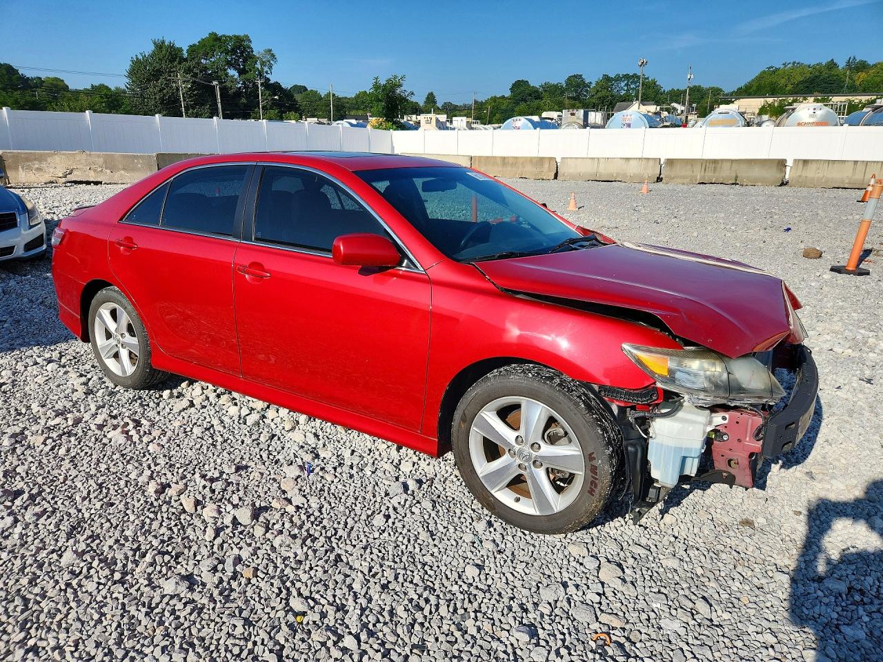 2011 Toyota Camry Se Red vin: 4T1BF3EK7BU150682