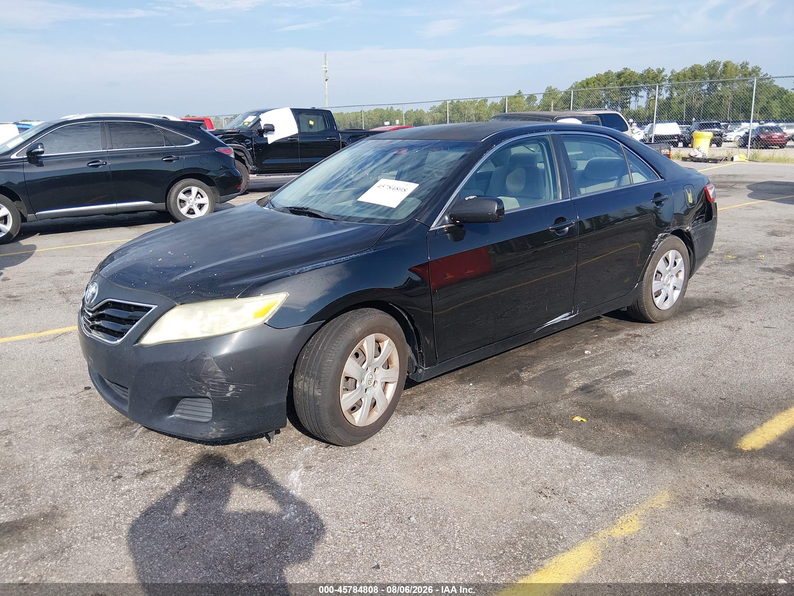 2011 Toyota Camry   Черный vin: 4T1BF3EK7BU154800