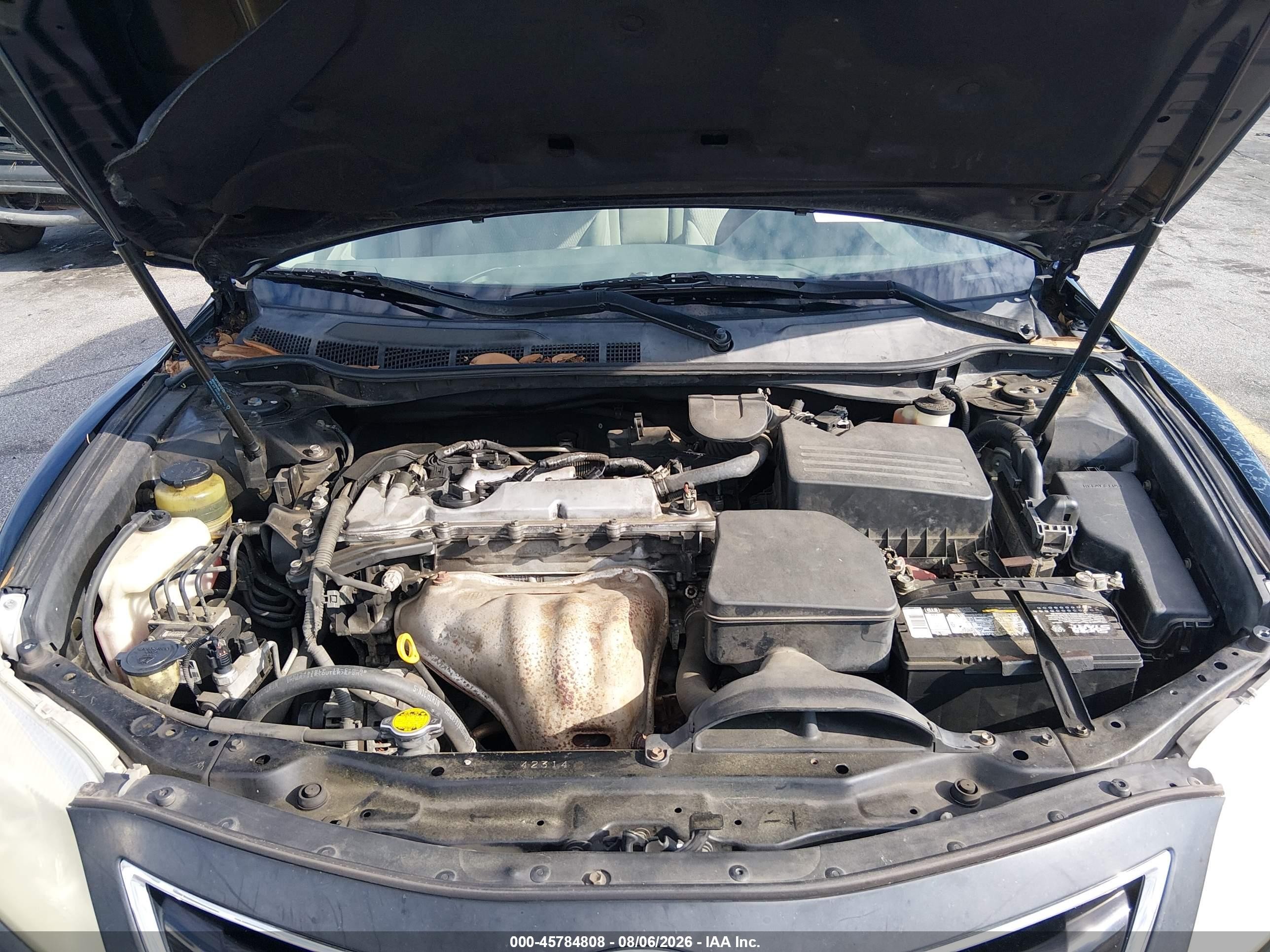 2011 Toyota Camry   Черный vin: 4T1BF3EK7BU154800