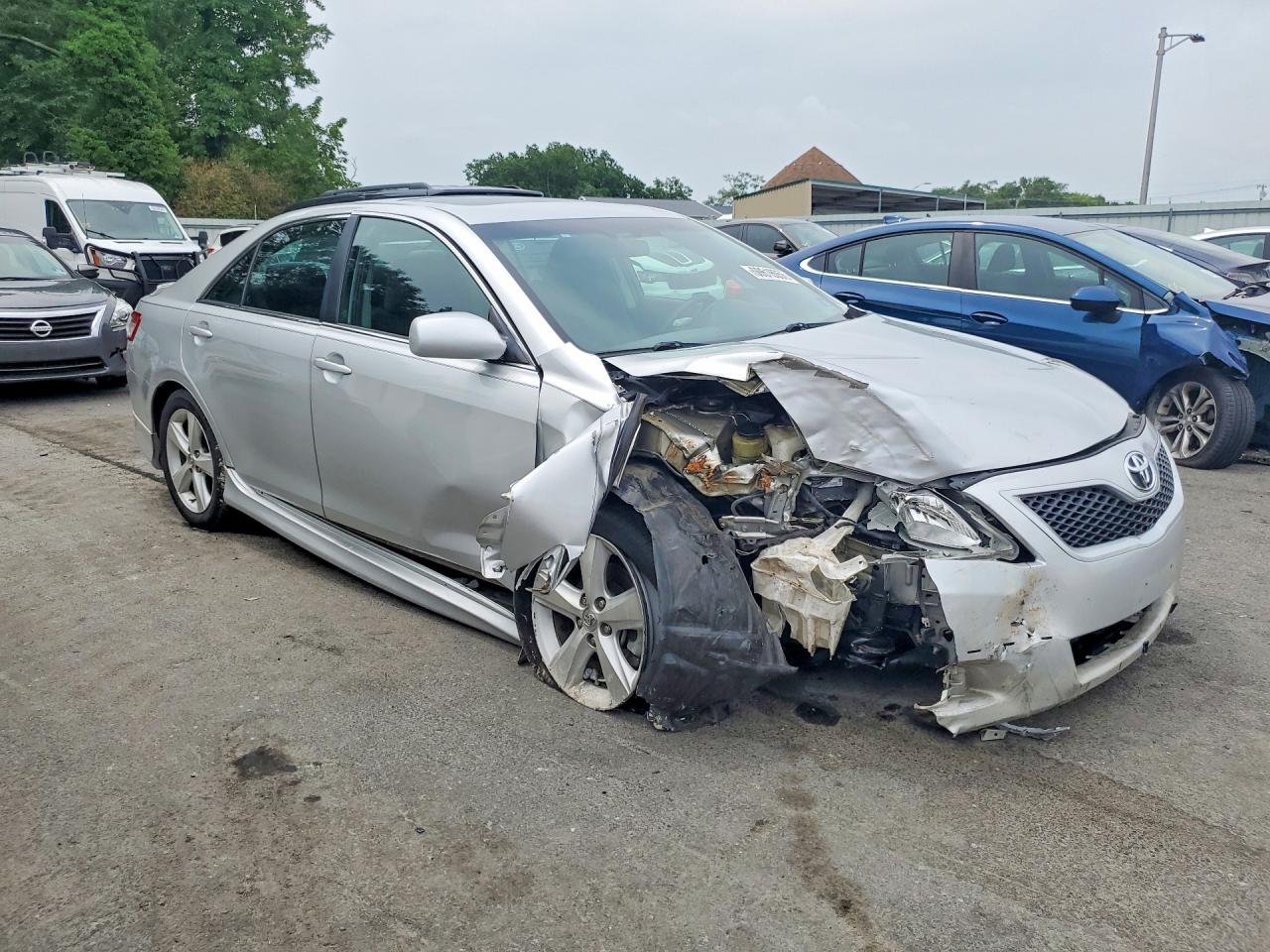 2011 Toyota Camry Se Silver vin: 4T1BF3EK7BU157731
