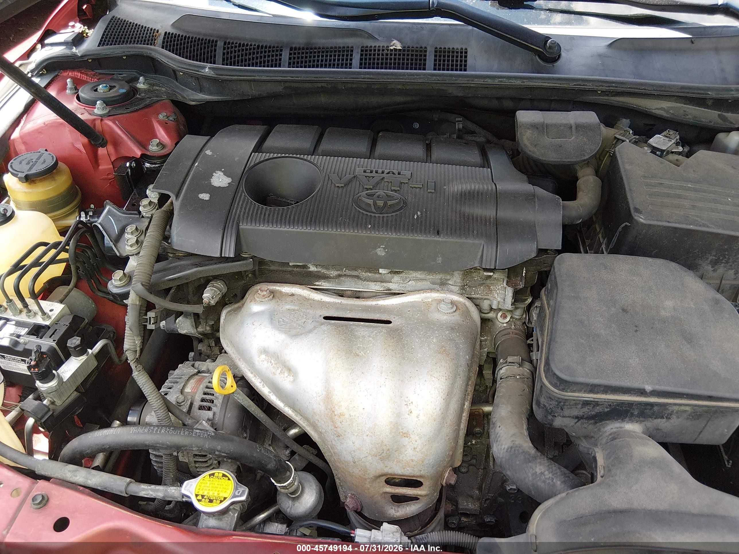 2011 Toyota Camry Se Красный vin: 4T1BF3EK7BU165523