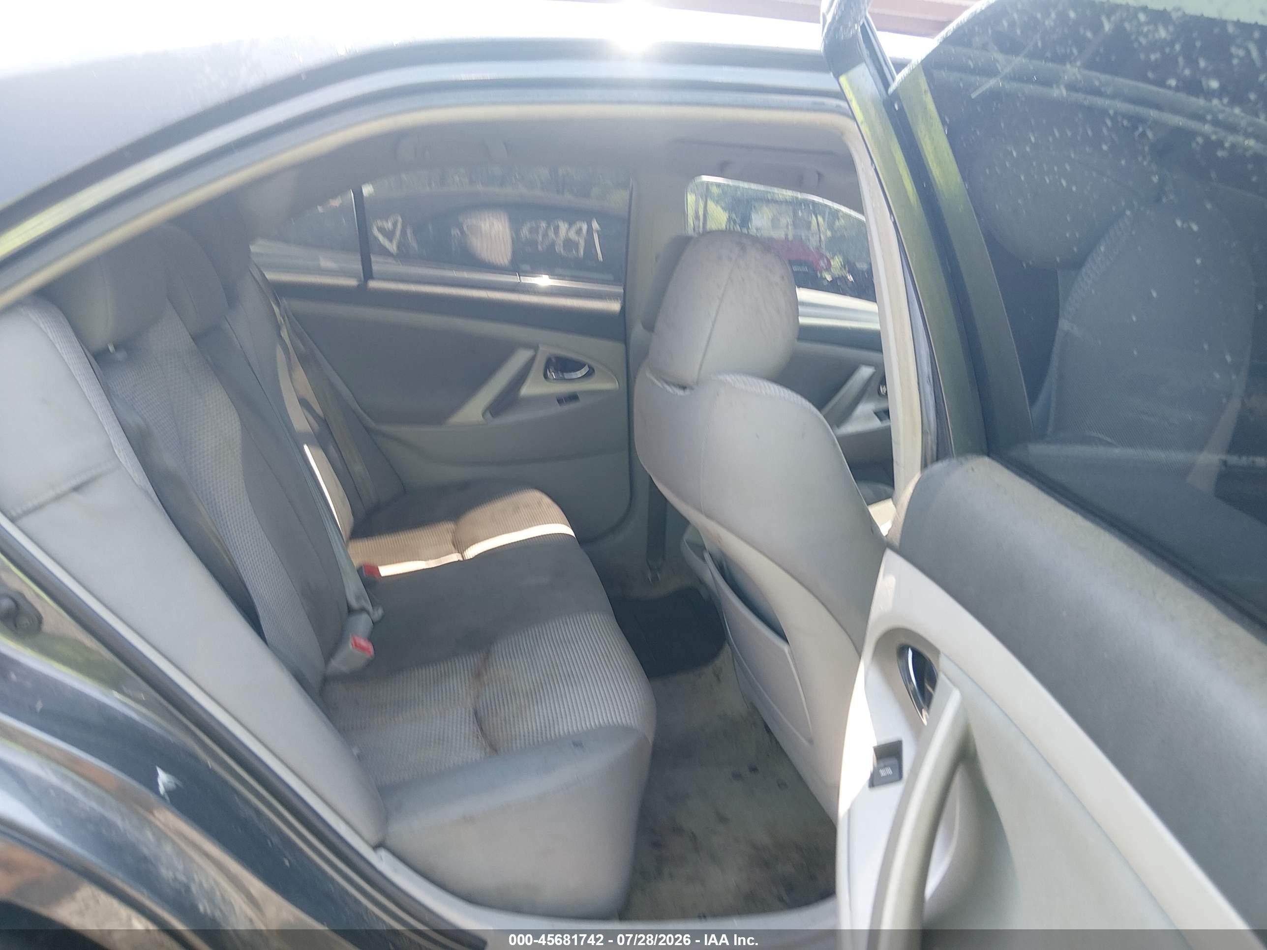 2011 Toyota Camry Se Black vin: 4T1BF3EK7BU189207