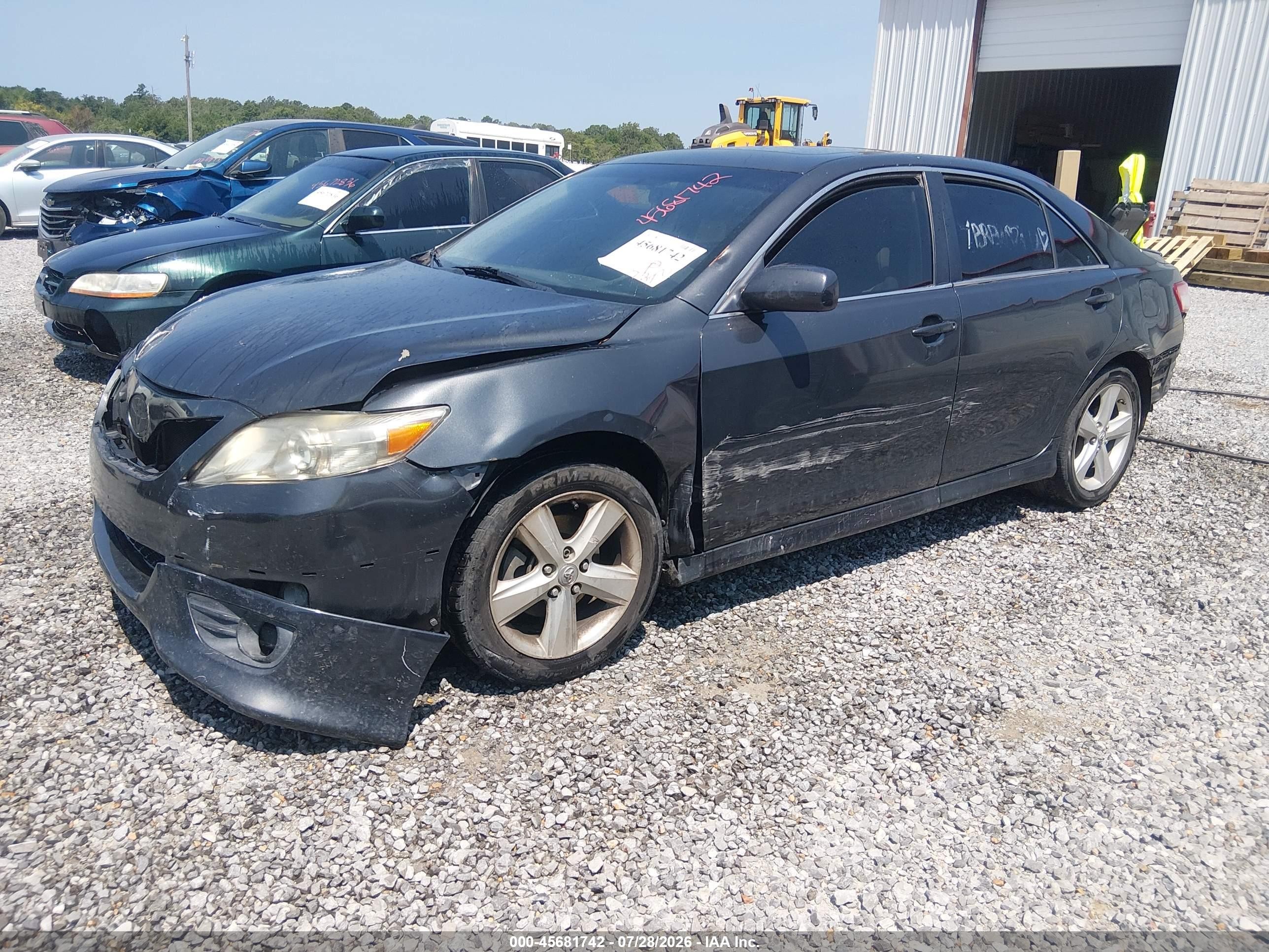 2011 Toyota Camry Se Black vin: 4T1BF3EK7BU189207