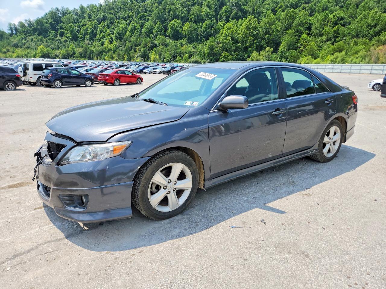 2011 Toyota Camry Se Blue vin: 4T1BF3EK7BU200013