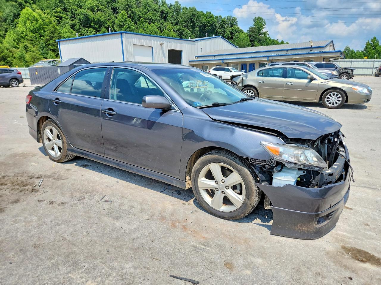 2011 Toyota Camry Se Blue vin: 4T1BF3EK7BU200013