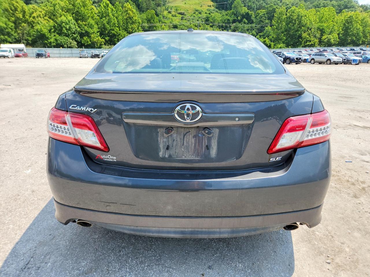 2011 Toyota Camry Se Blue vin: 4T1BF3EK7BU200013