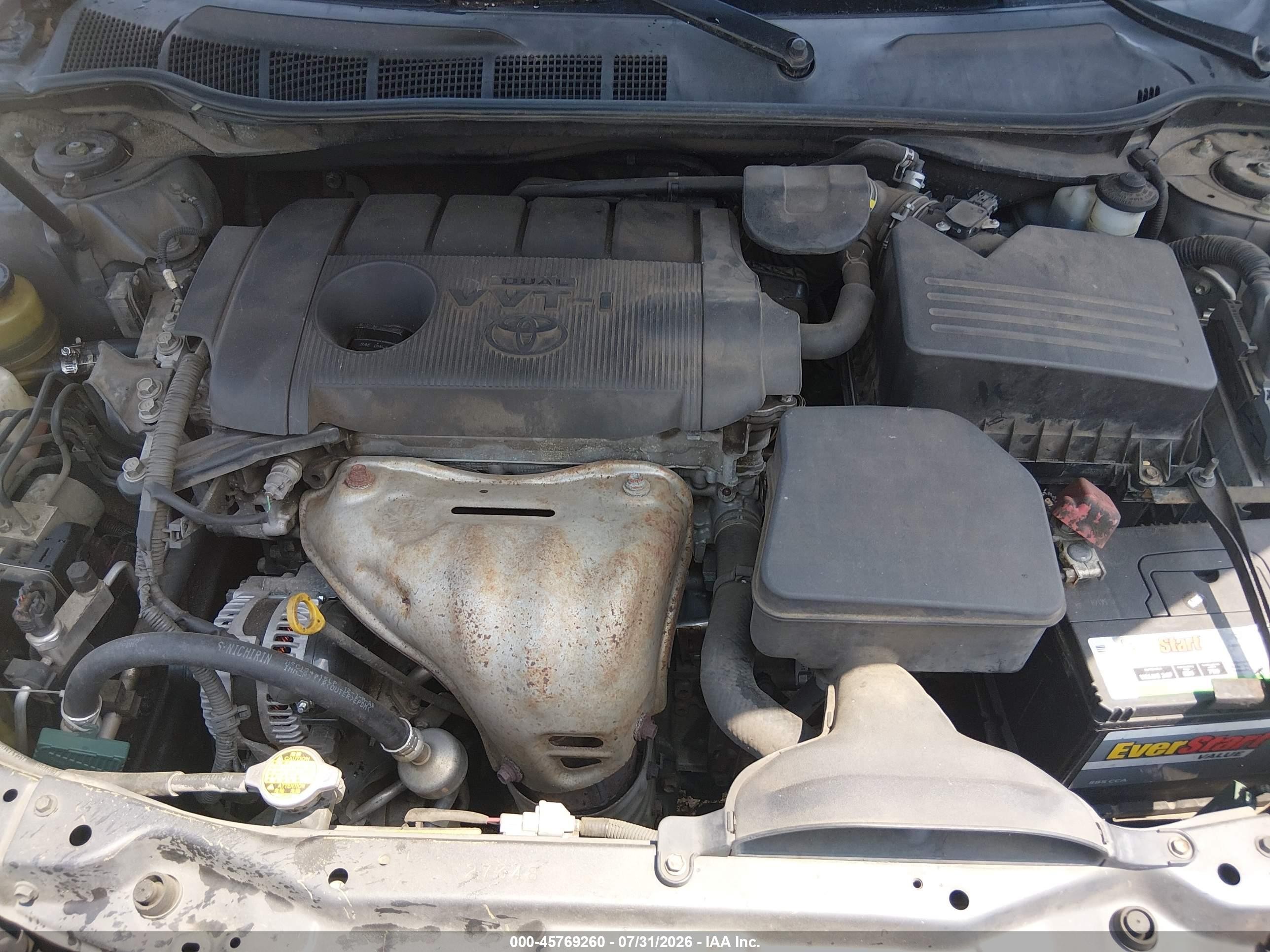 2011 Toyota Camry Le Gray vin: 4T1BF3EK7BU205020