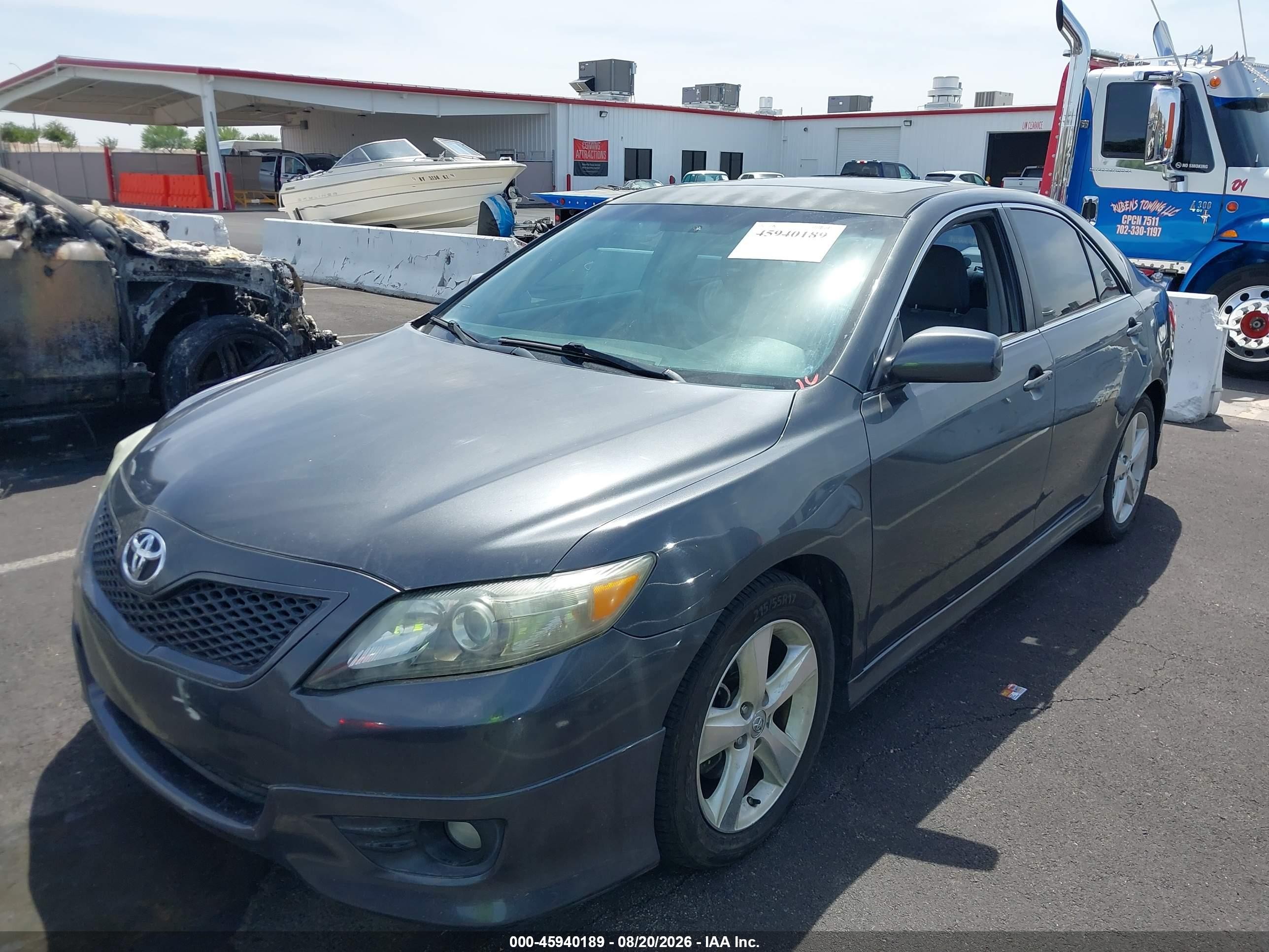 2011 Toyota Camry Se Gray vin: 4T1BF3EK7BU231813