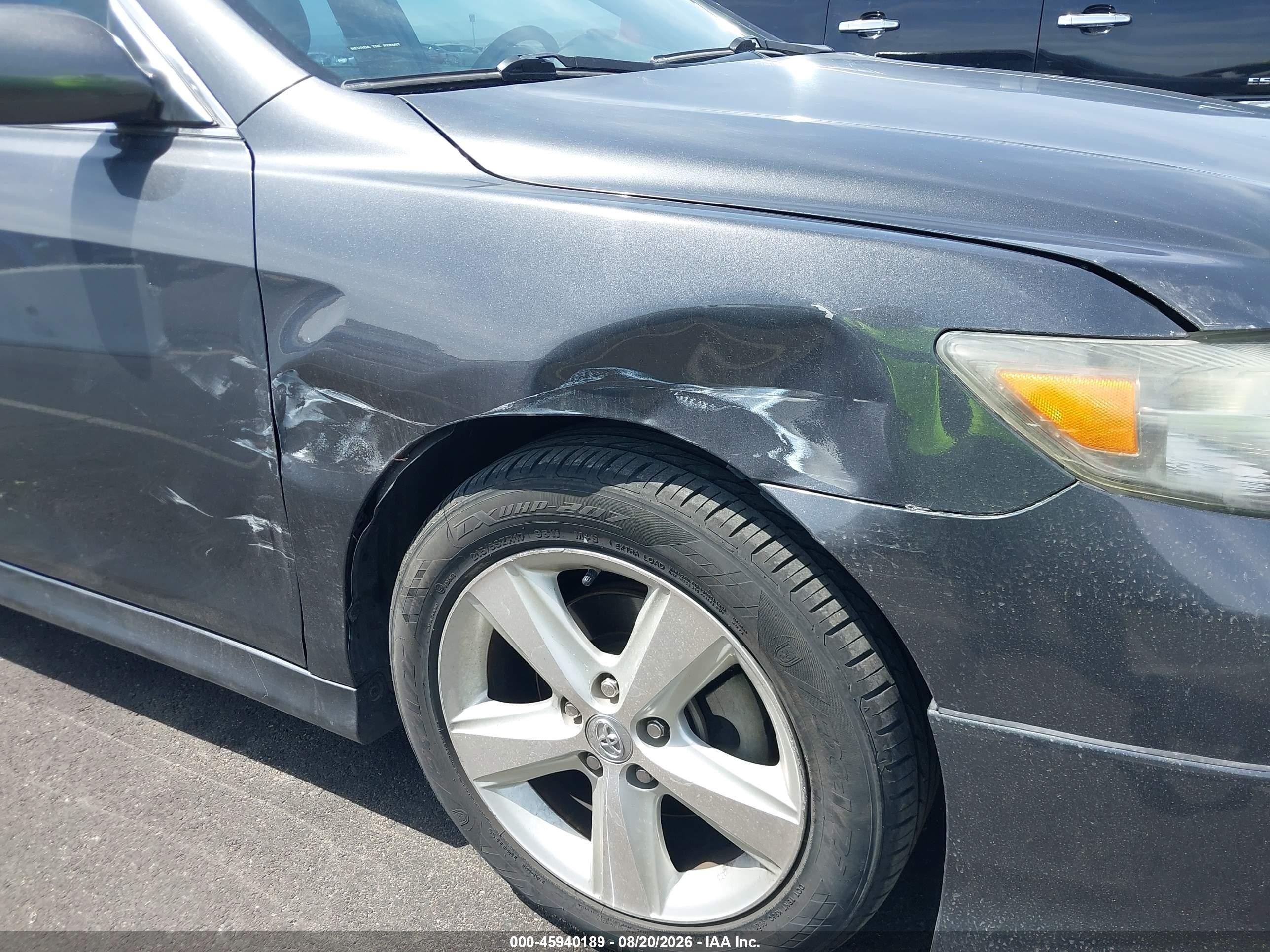 2011 Toyota Camry Se Gray vin: 4T1BF3EK7BU231813