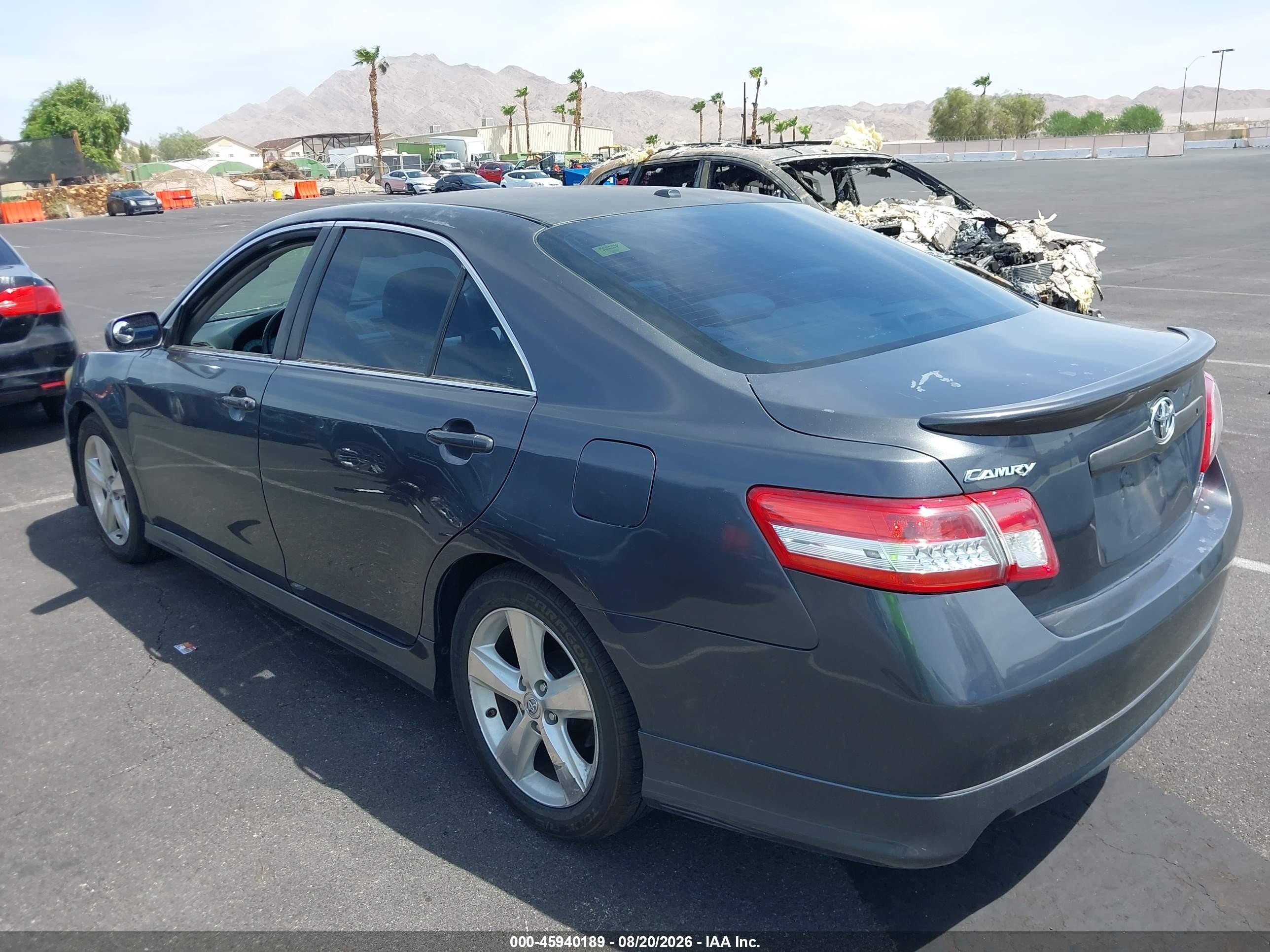 2011 Toyota Camry Se Gray vin: 4T1BF3EK7BU231813