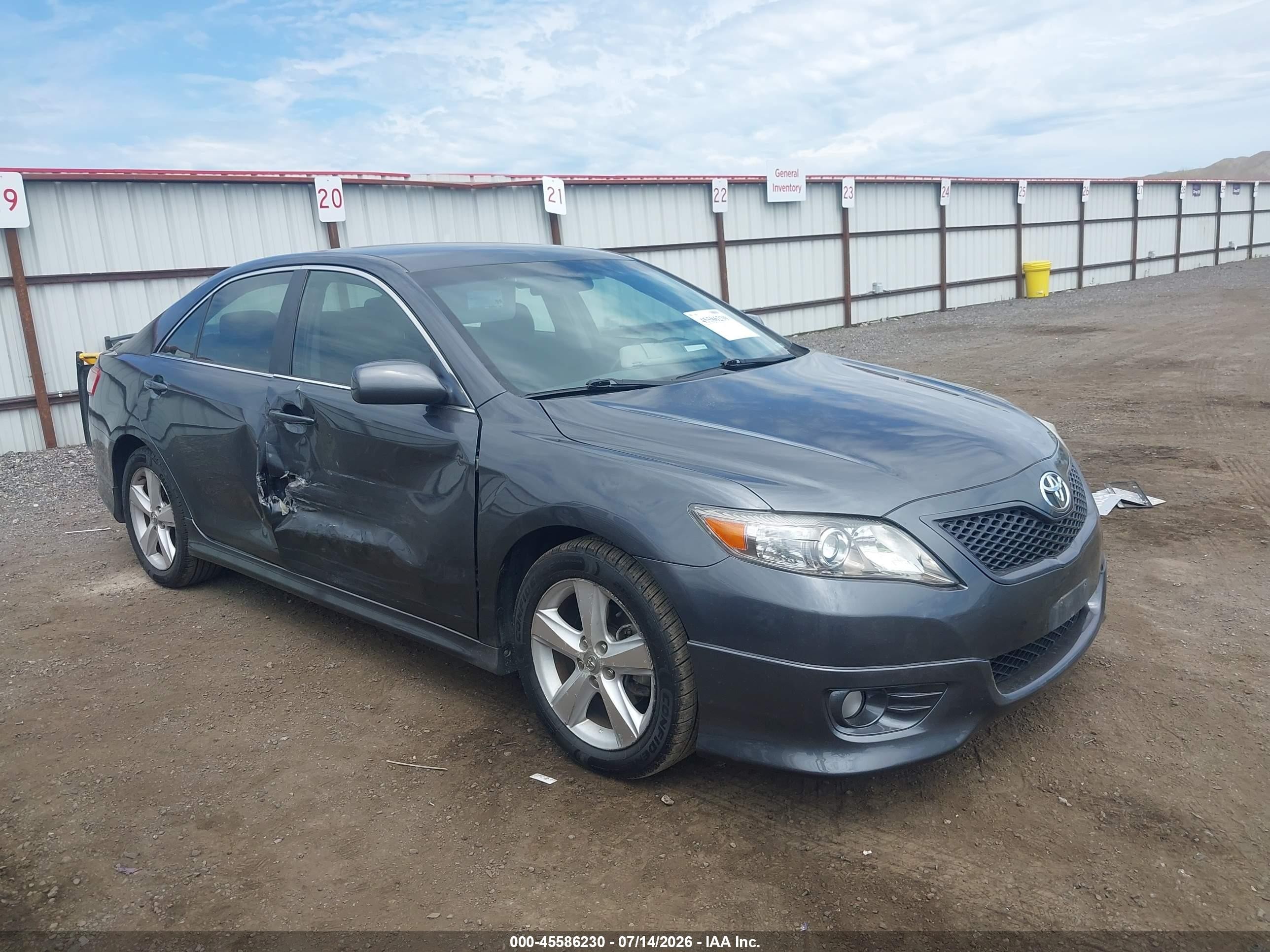 2011 Toyota Camry Se Gray vin: 4T1BF3EK7BU604932