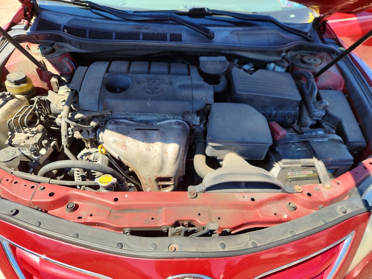 2011 Toyota Camry Le Red vin: 4T1BF3EK7BU622041