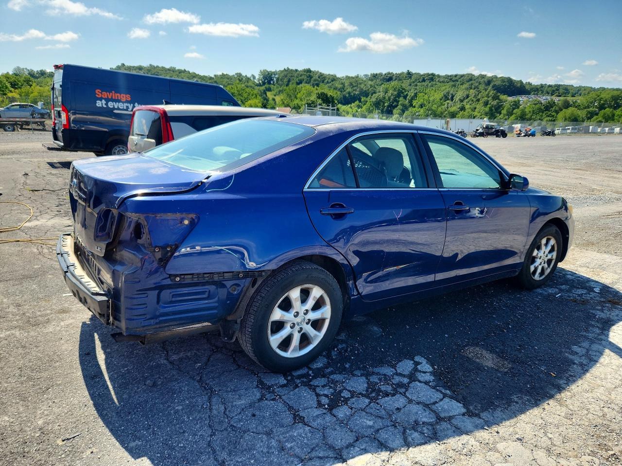 2011 Toyota Camry Le Blue vin: 4T1BF3EK7BU629703