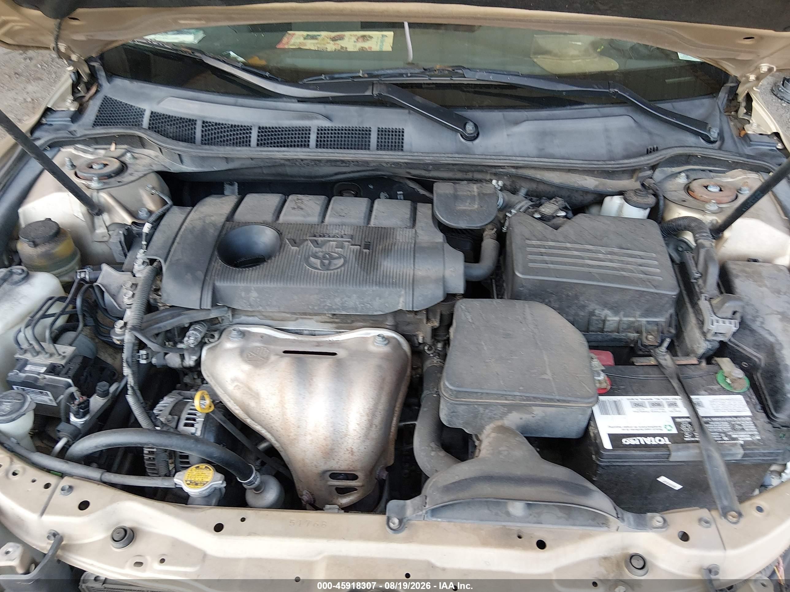2011 Toyota Camry Le Gold vin: 4T1BF3EK7BU647456