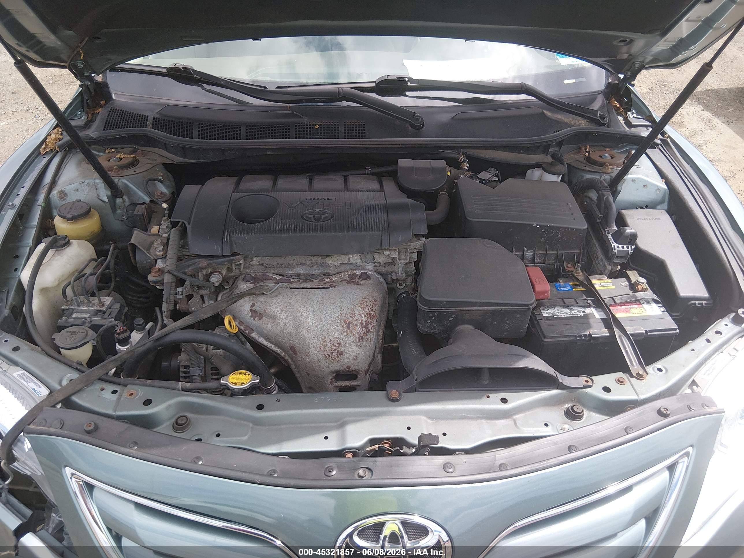2011 Toyota Camry Le Зеленый vin: 4T1BF3EK7BU657517