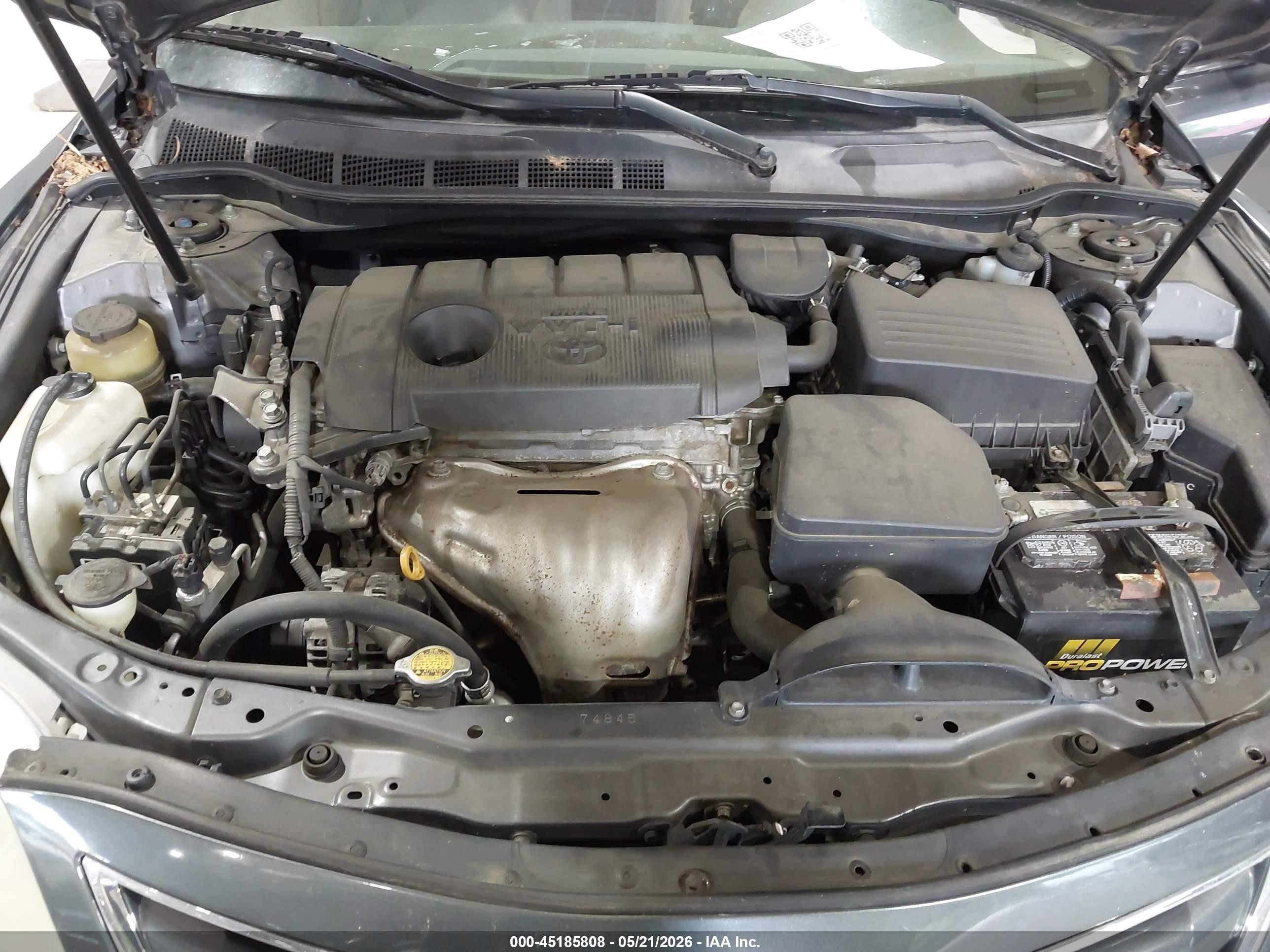 2011 Toyota Camry Le Gray vin: 4T1BF3EK7BU661776