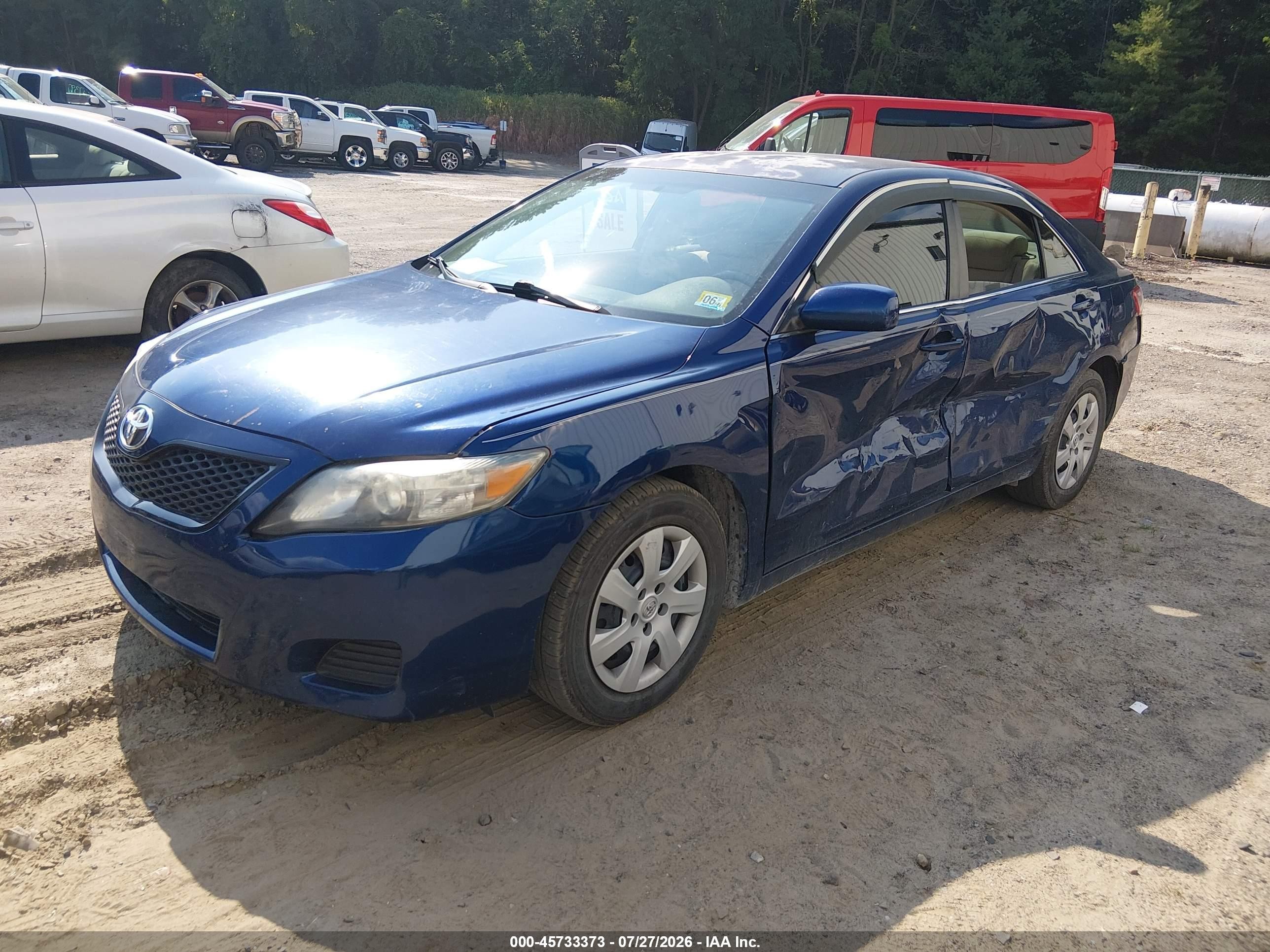2011 Toyota Camry   Blue vin: 4T1BF3EK7BU671143