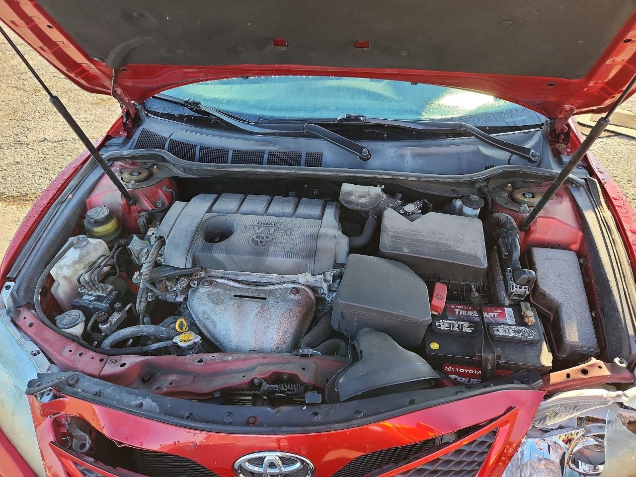 2011 Toyota Camry Se Red vin: 4T1BF3EK7BU673992