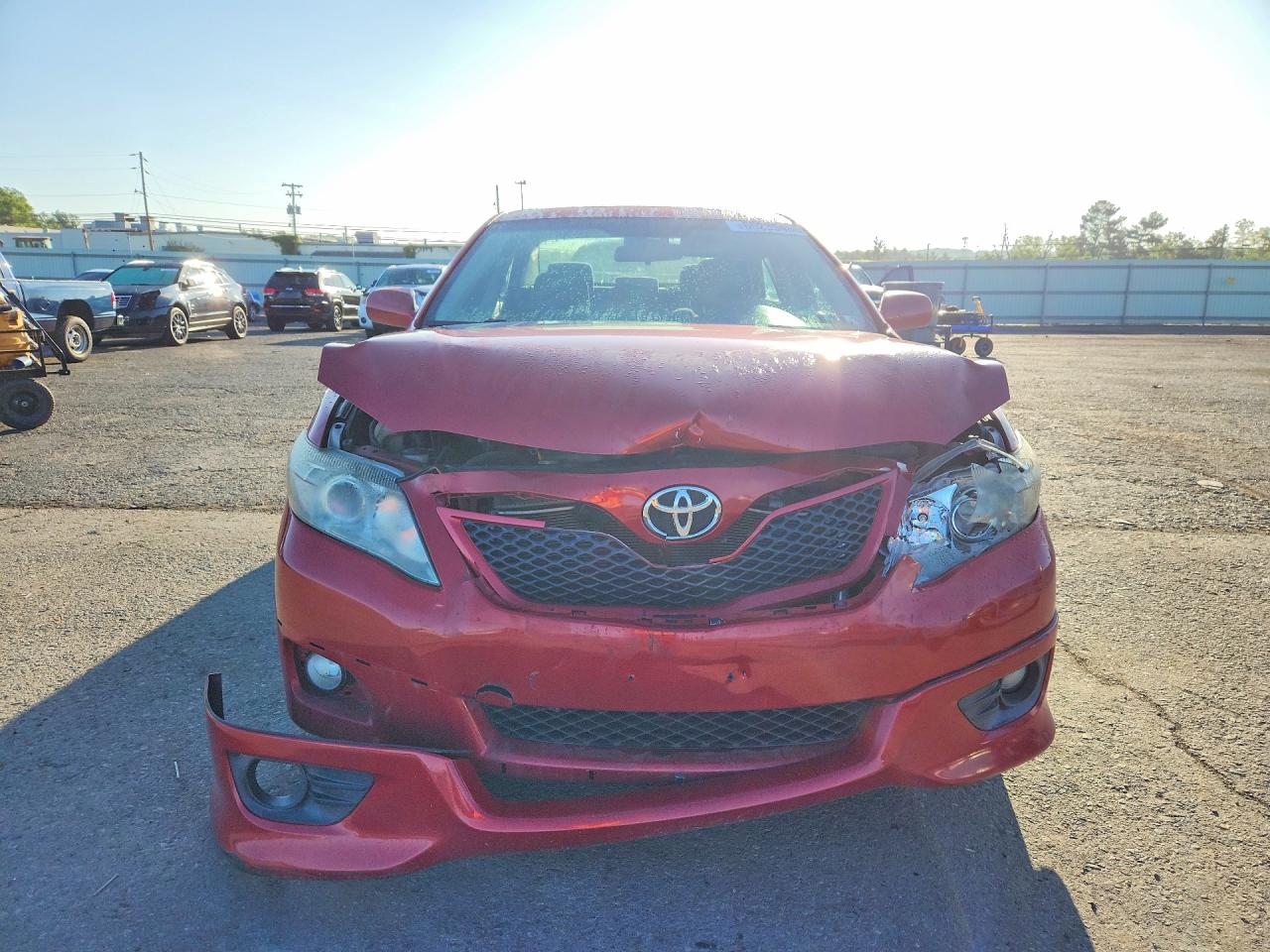 2011 Toyota Camry Se Red vin: 4T1BF3EK7BU673992