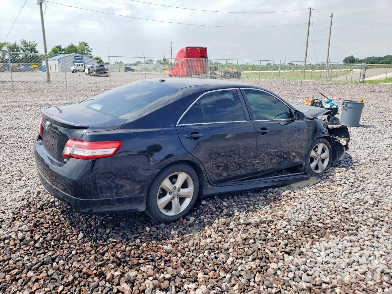 2011 Toyota Camry Se Black vin: 4T1BF3EK7BU675838