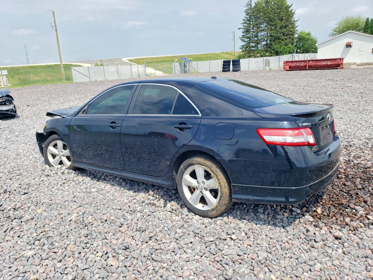 2011 Toyota Camry Se Black vin: 4T1BF3EK7BU675838