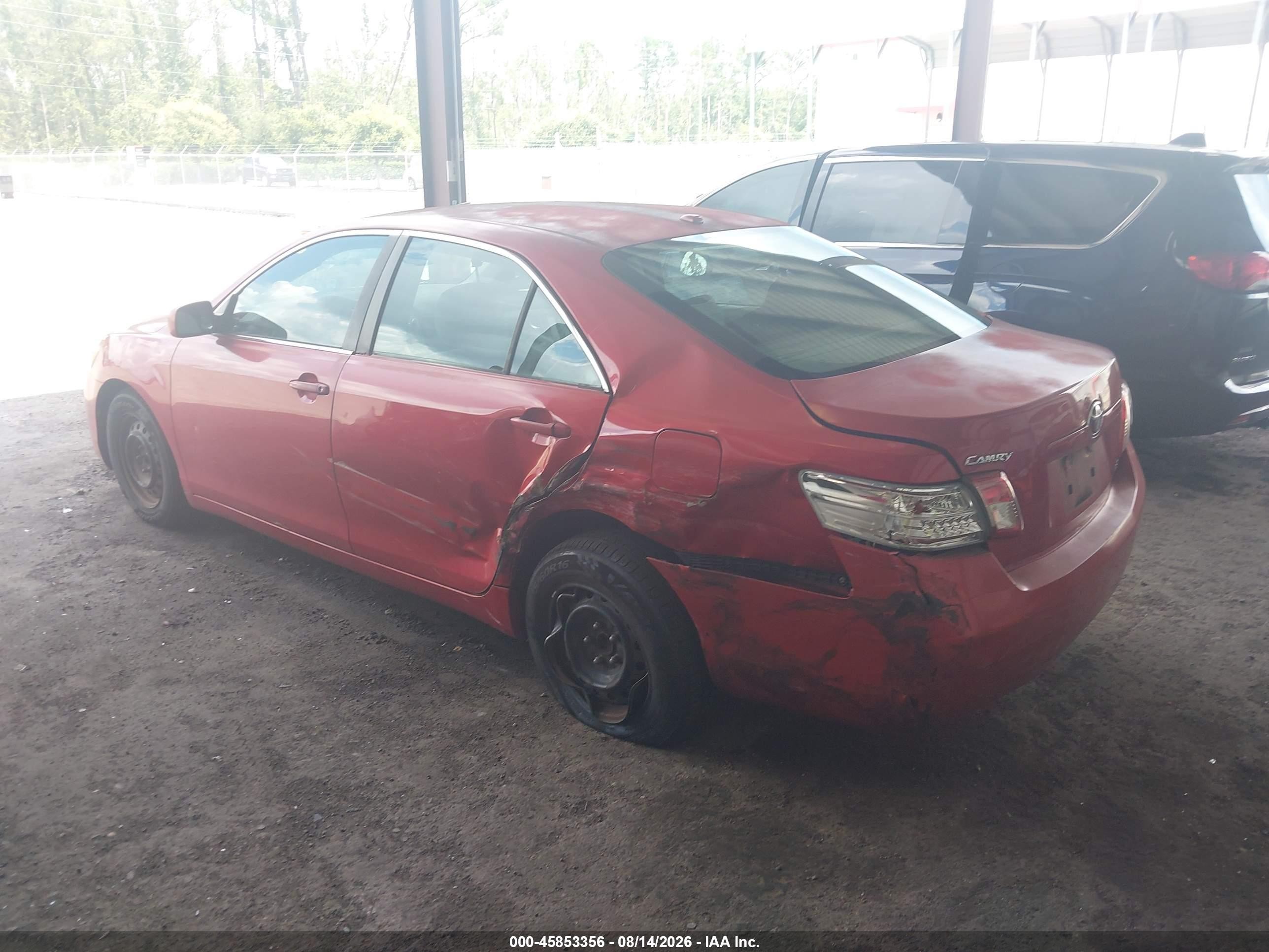 2011 Toyota Camry Le Red vin: 4T1BF3EK7BU691263