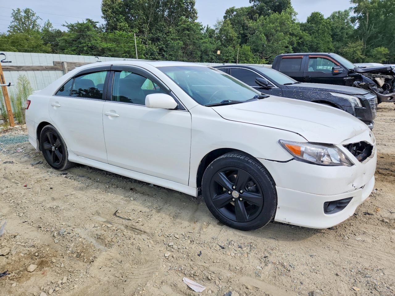 2011 Toyota Camry Se White vin: 4T1BF3EK7BU704948