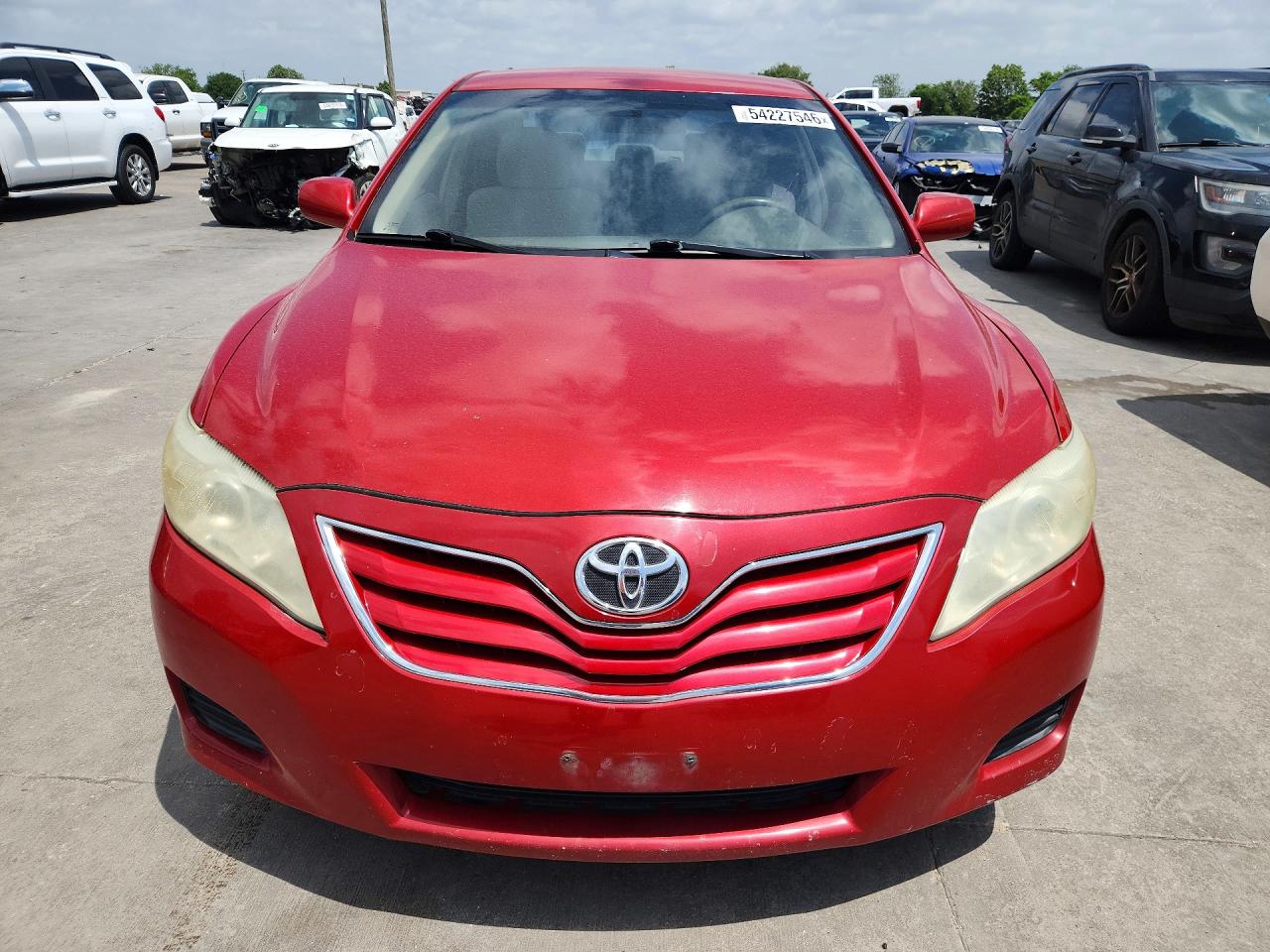 2011 Toyota Camry Le Red vin: 4T1BF3EK7BU709485