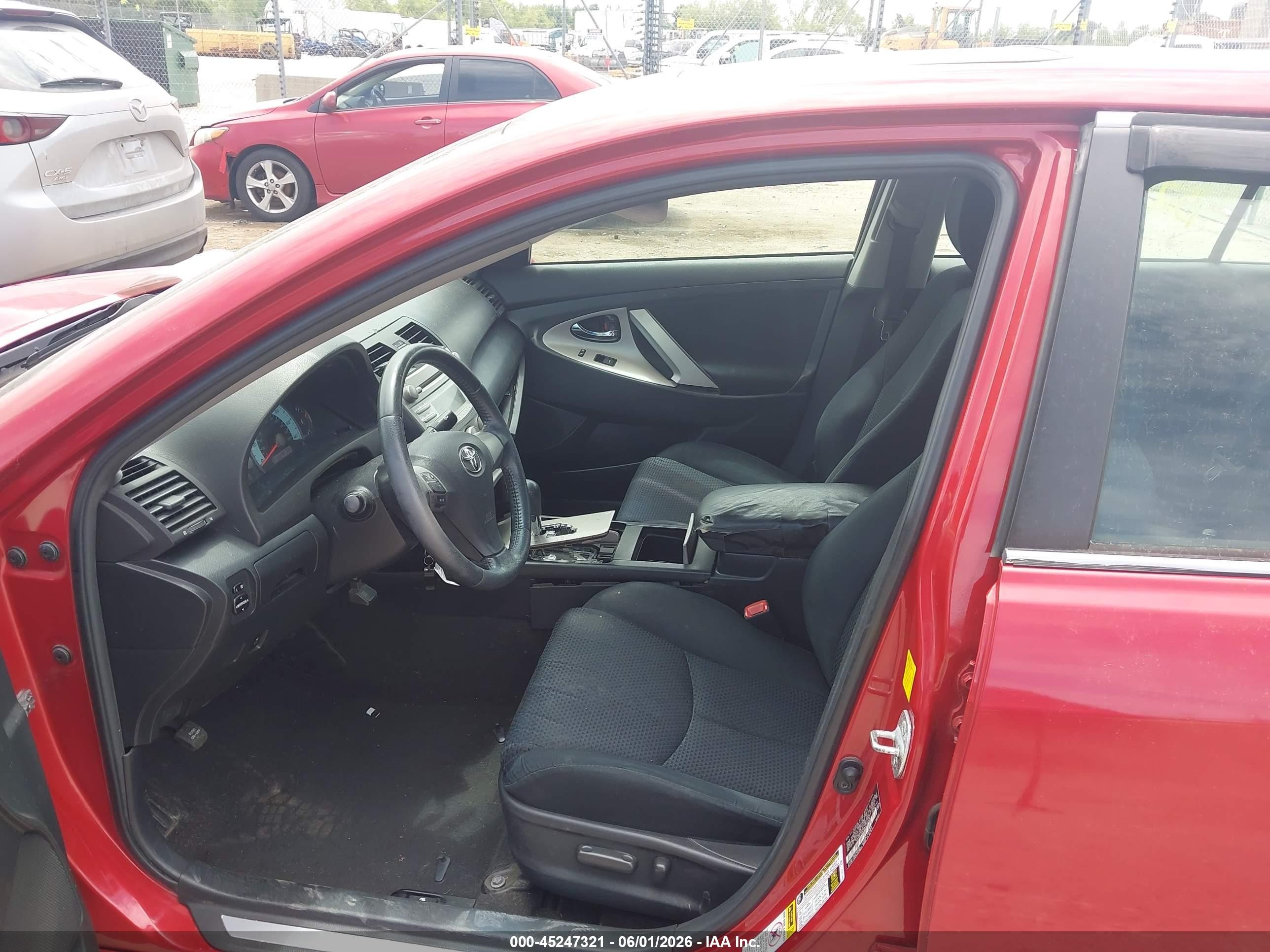 2011 Toyota Camry Se Red vin: 4T1BF3EK7BU712306
