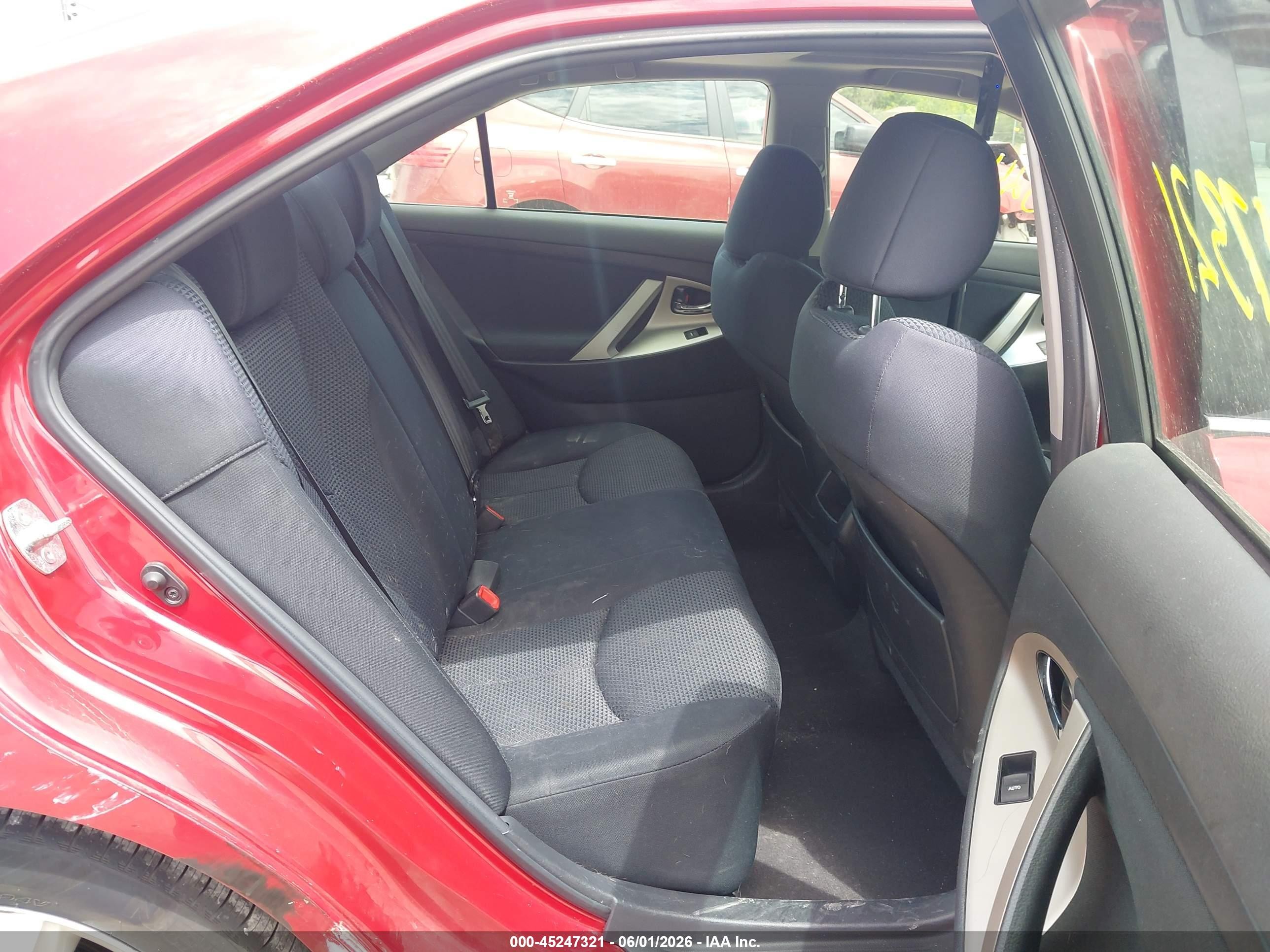 2011 Toyota Camry Se Red vin: 4T1BF3EK7BU712306