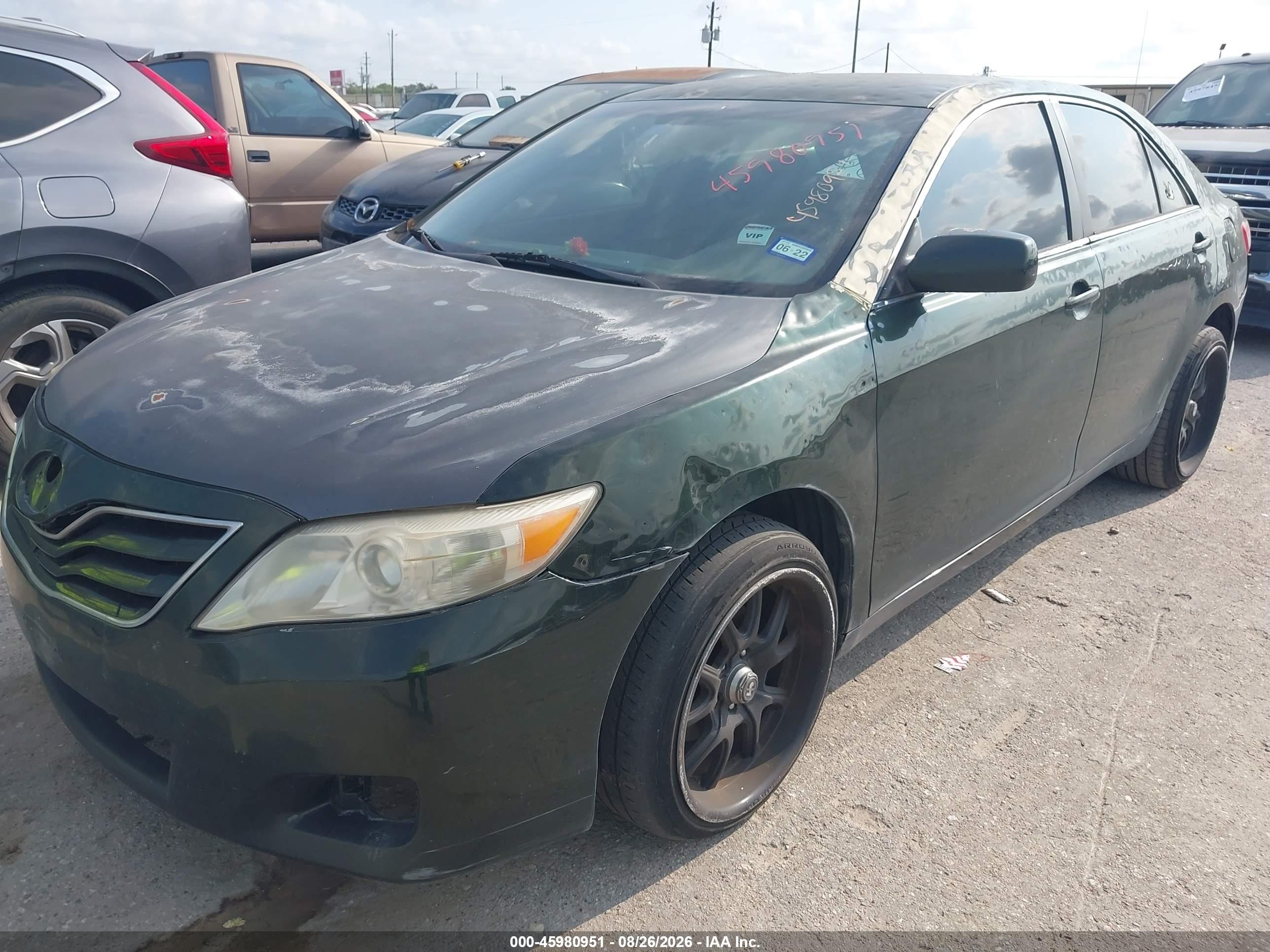 2011 Toyota Camry Le Gray vin: 4T1BF3EK7BU720132