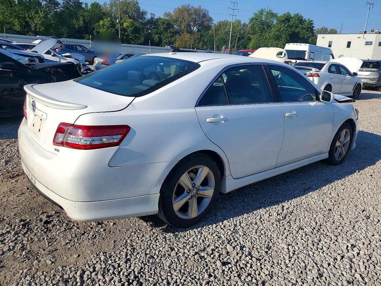 2011 Toyota Camry Se White vin: 4T1BF3EK7BU729025