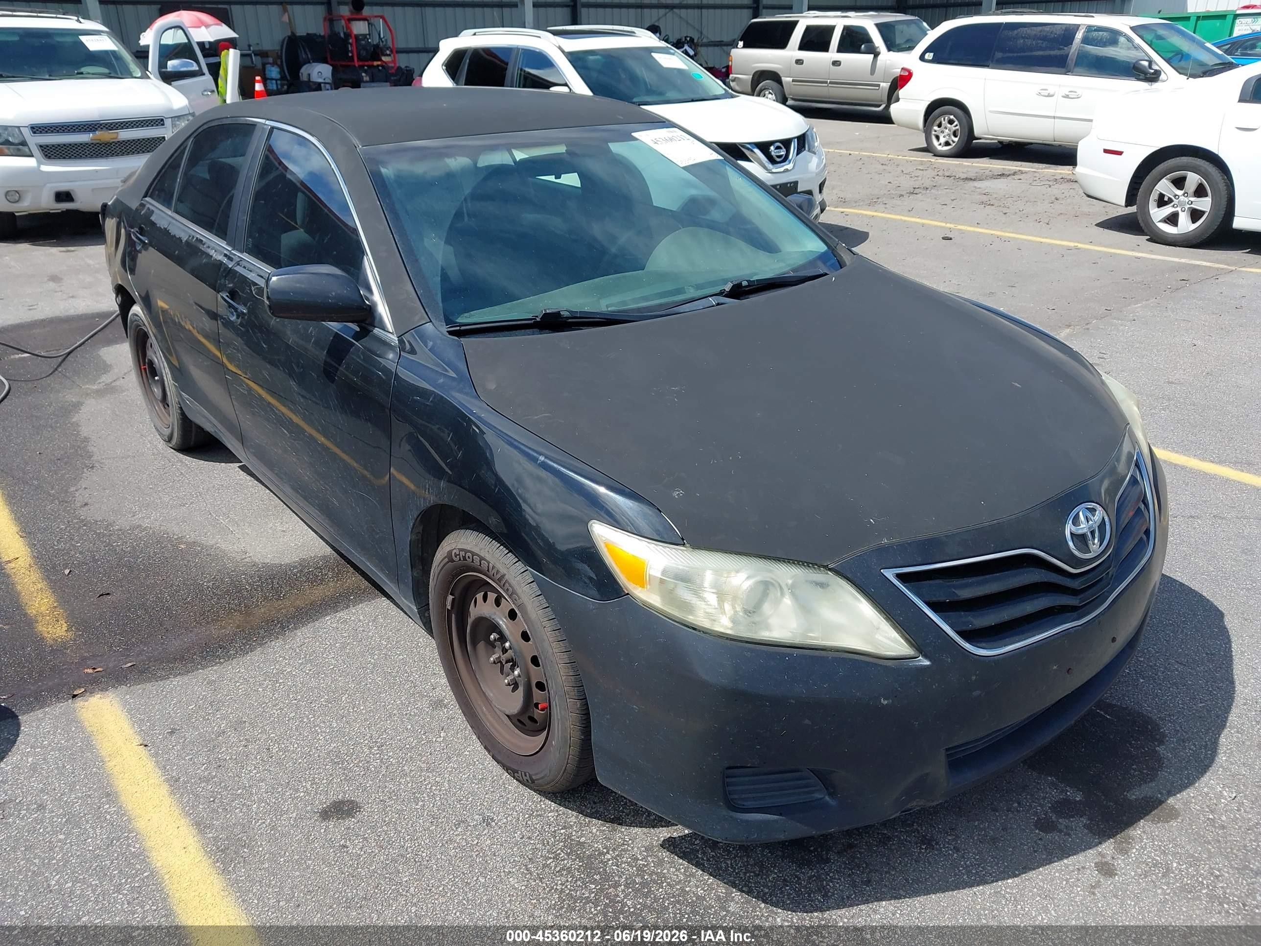 2011 Toyota Camry Le Black vin: 4T1BF3EK7BU733768