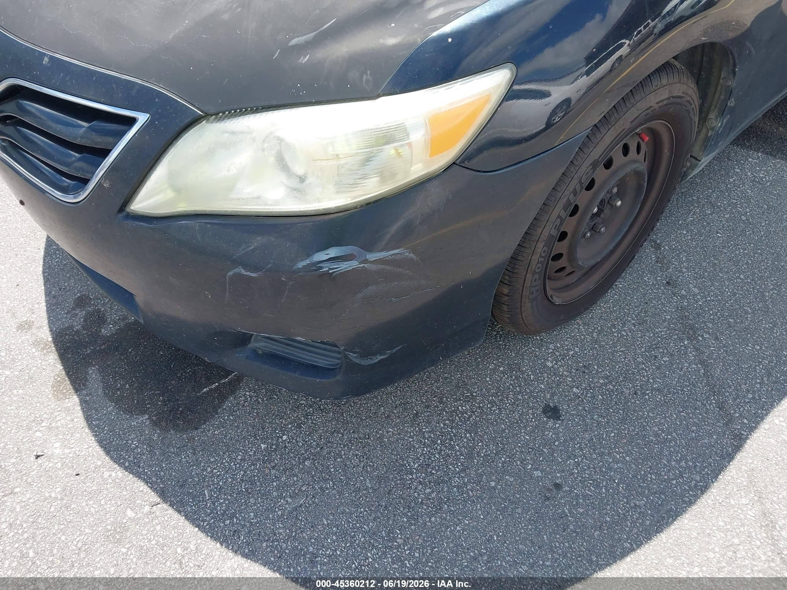 2011 Toyota Camry Le Black vin: 4T1BF3EK7BU733768