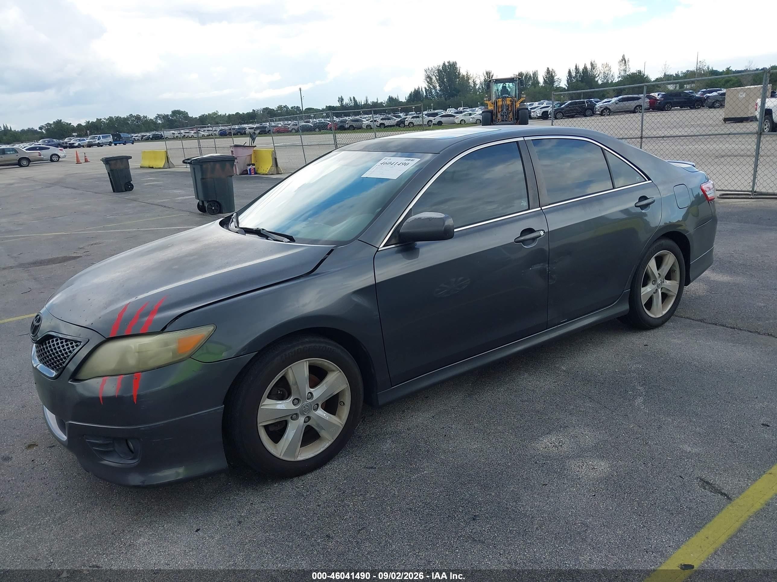 2011 Toyota Camry Se Gray vin: 4T1BF3EK7BU736993