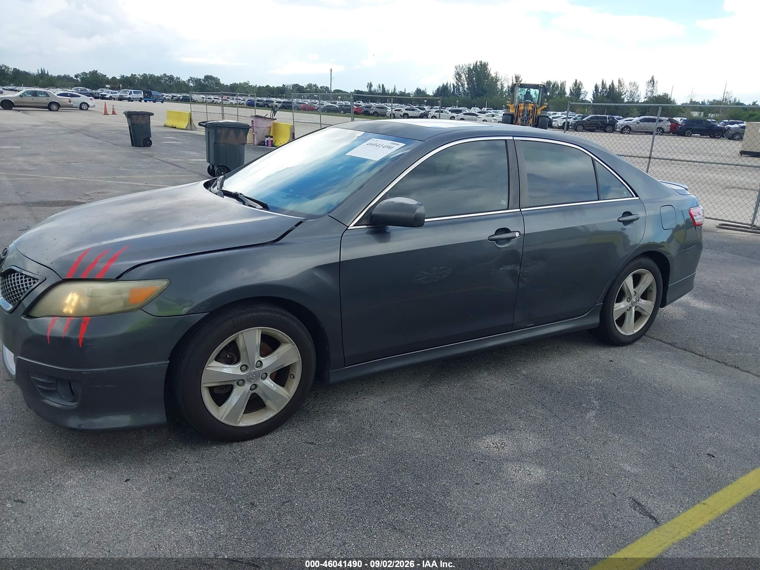 2011 Toyota Camry Se Gray vin: 4T1BF3EK7BU736993