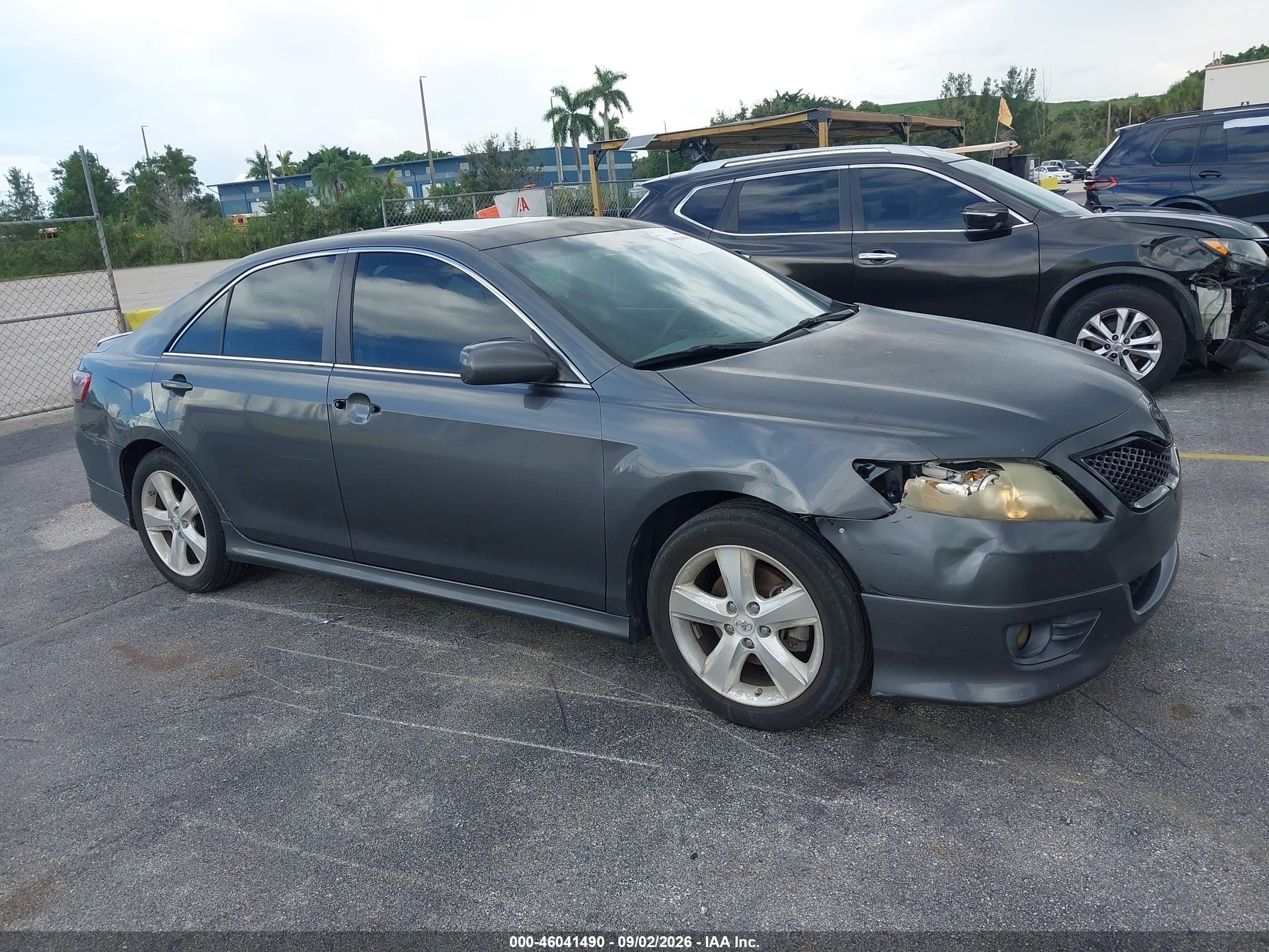2011 Toyota Camry Se Gray vin: 4T1BF3EK7BU736993